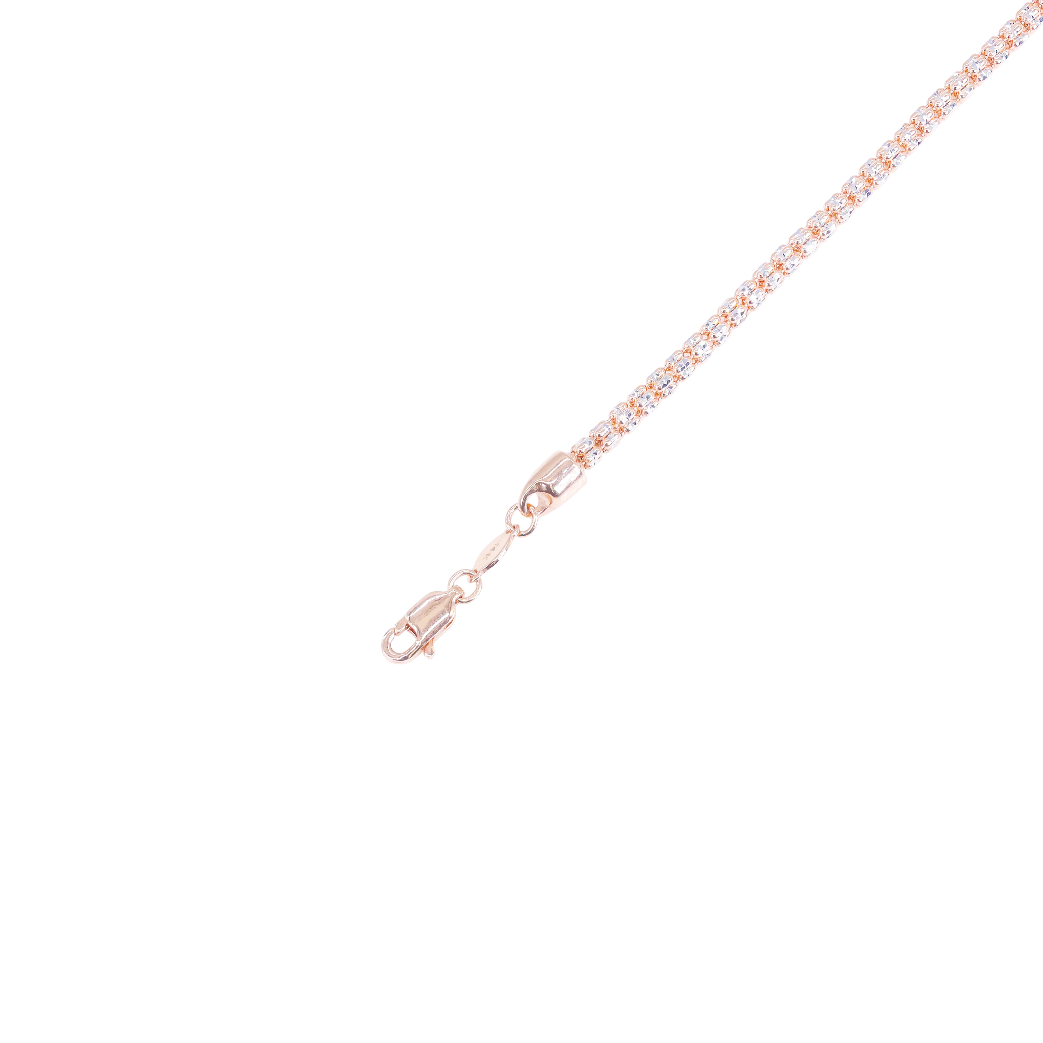 14KT Two-Tone Rose Gold ICE Gold Bracelet
