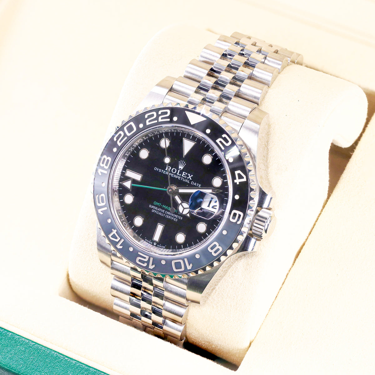 Rolex GMT-Master II Bruce Wayne 40mm 126710GRNR Jubilee Oystersteel Bracelet