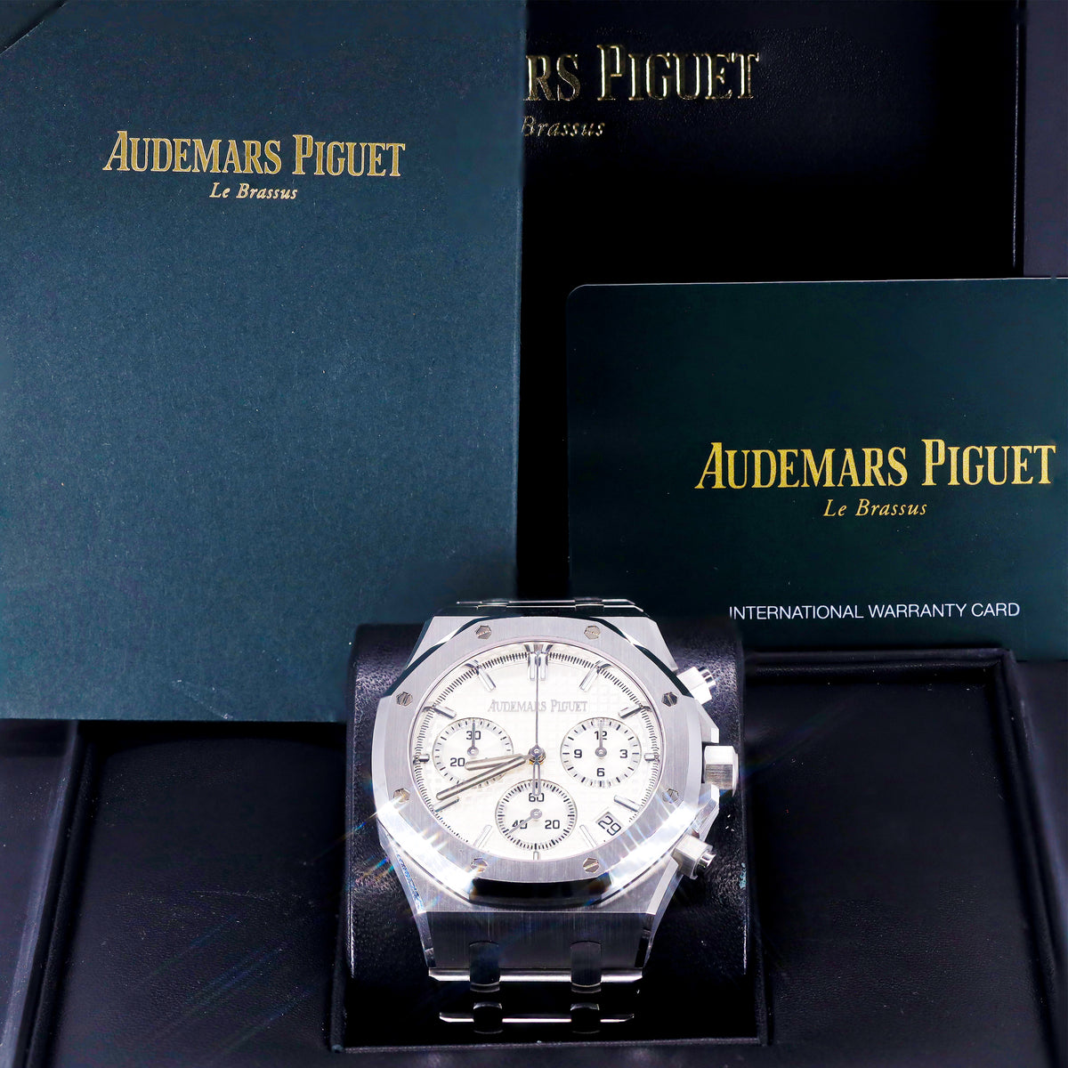 Royal Oak 41mm Chronograph "50th Anniversary" Steel White Dial Audemar Piguet