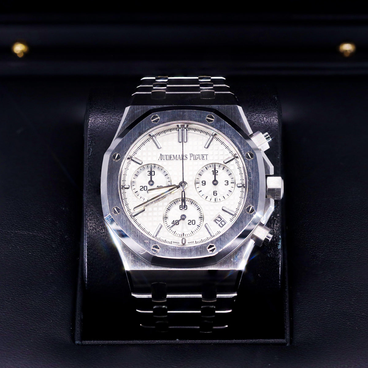 Royal Oak 41mm Chronograph "50th Anniversary" Steel White Dial Audemar Piguet