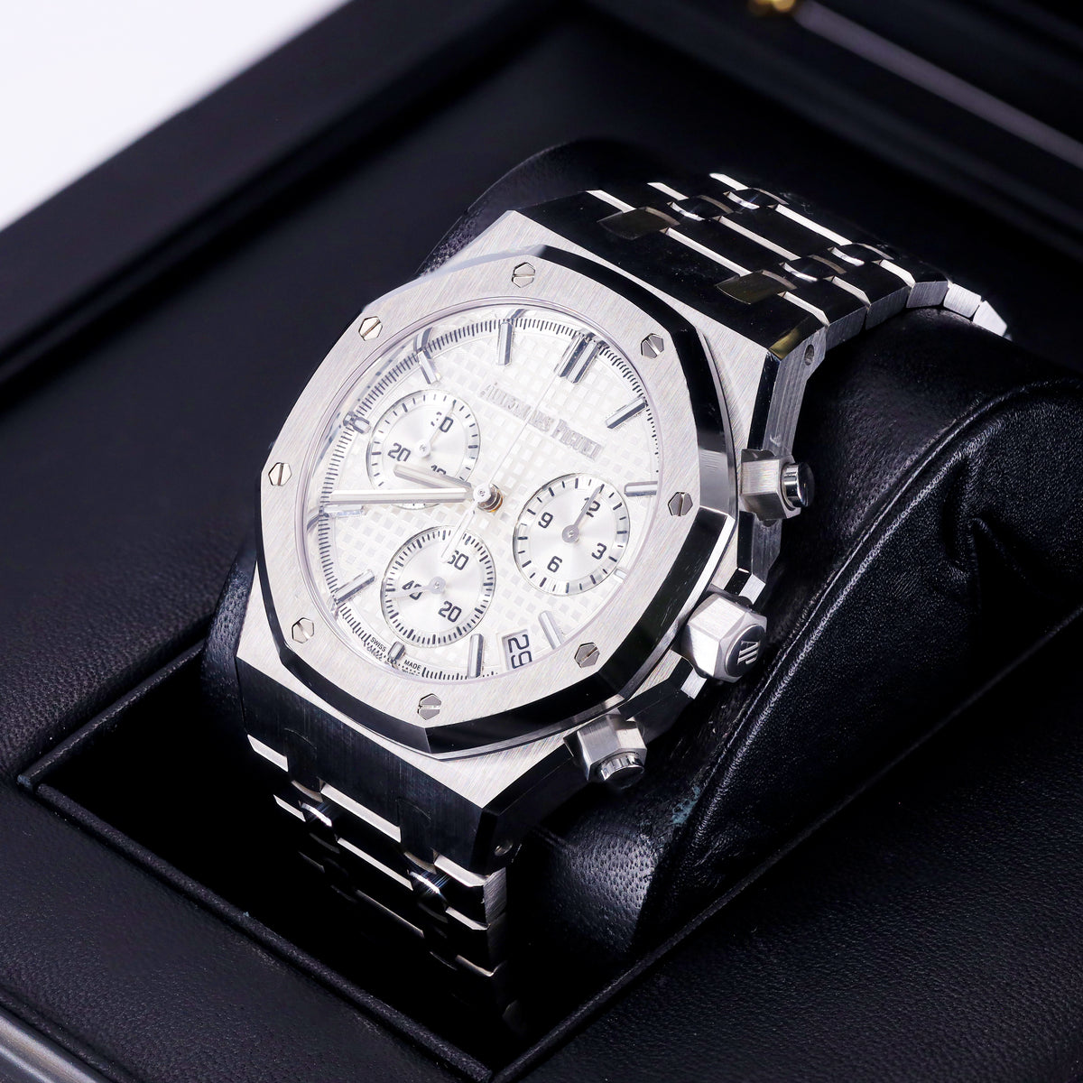 Royal Oak 41mm Chronograph "50th Anniversary" Steel White Dial Audemar Piguet
