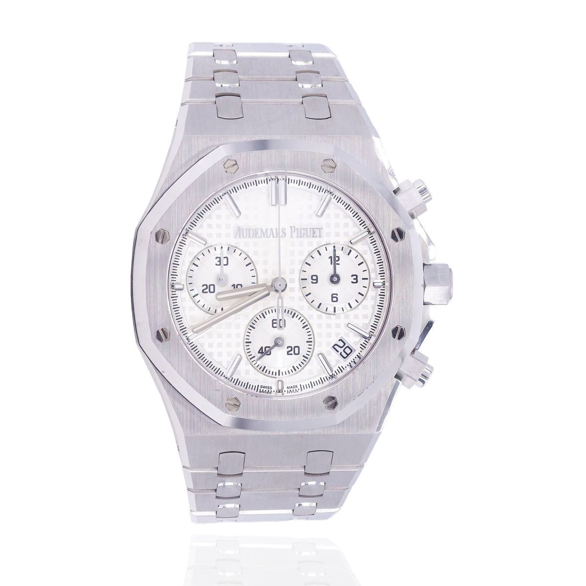 Royal Oak 41mm Chronograph "50th Anniversary" Steel White Dial Audemar Piguet