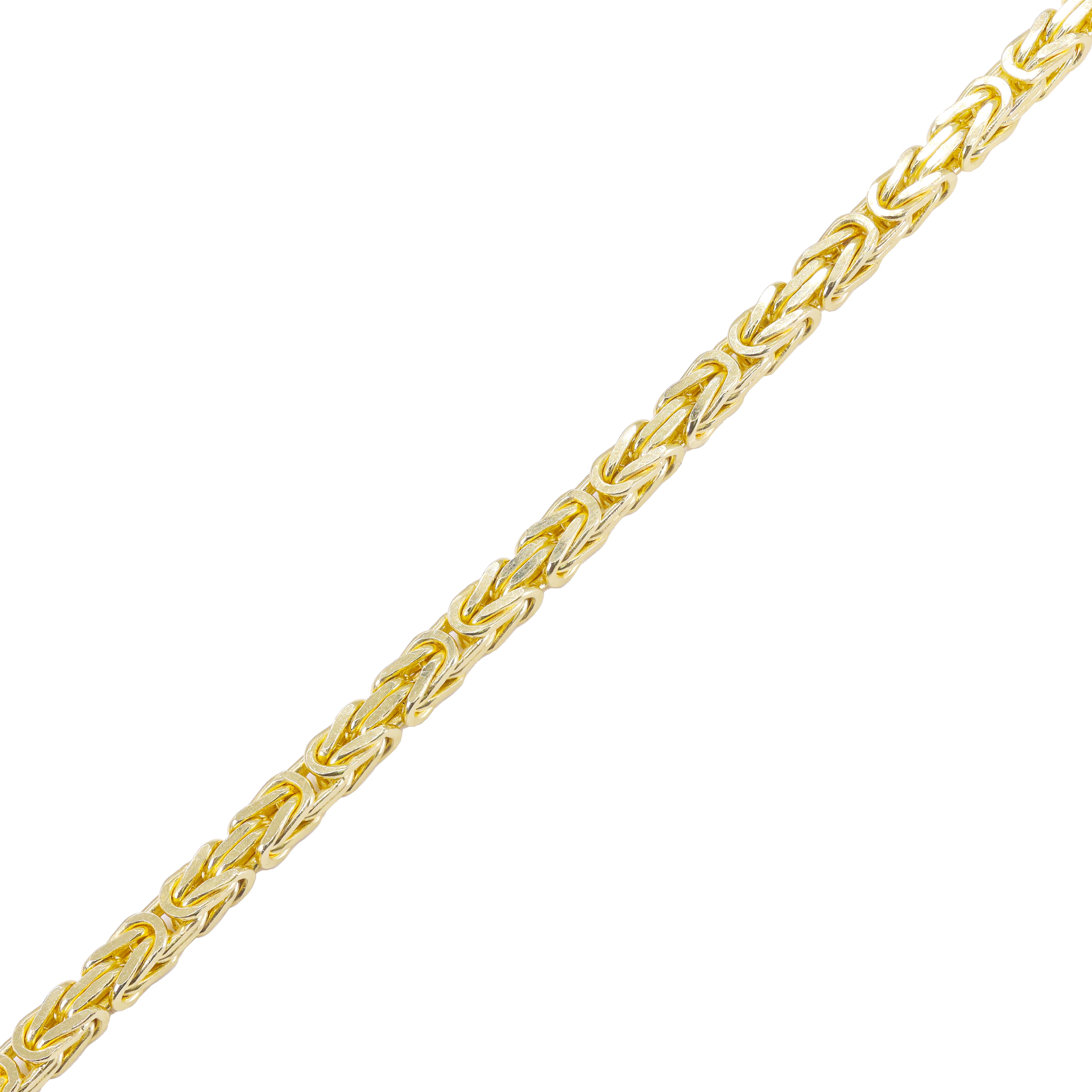 14KT Solid Byzantine Gold Bracelet