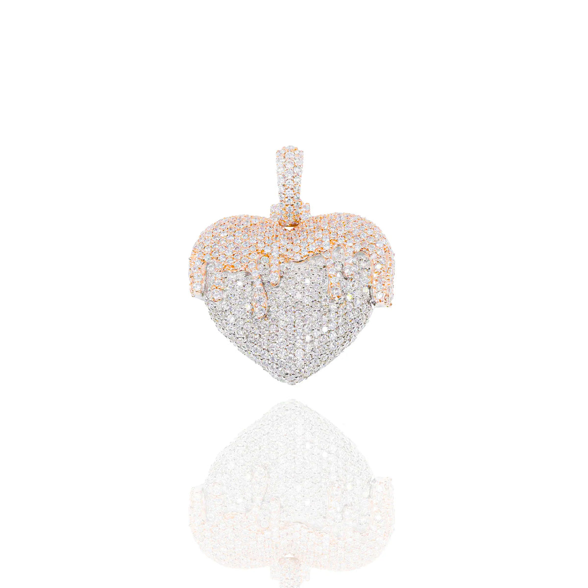 Pouring Over Love Diamond Pendant
