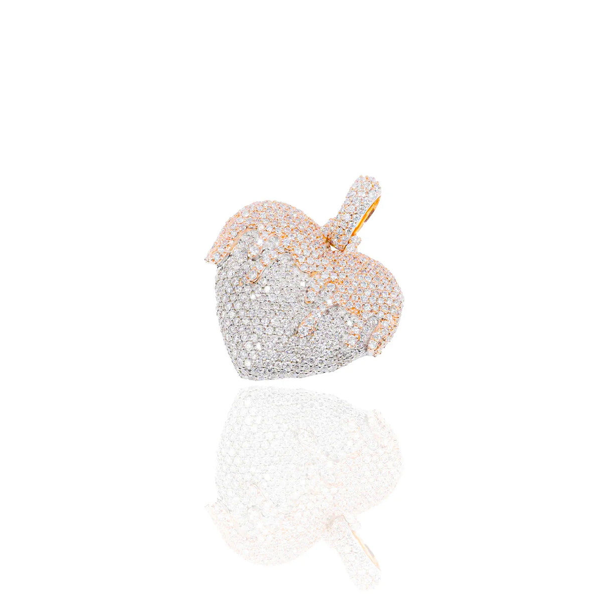 Pouring Over Love Diamond Pendant