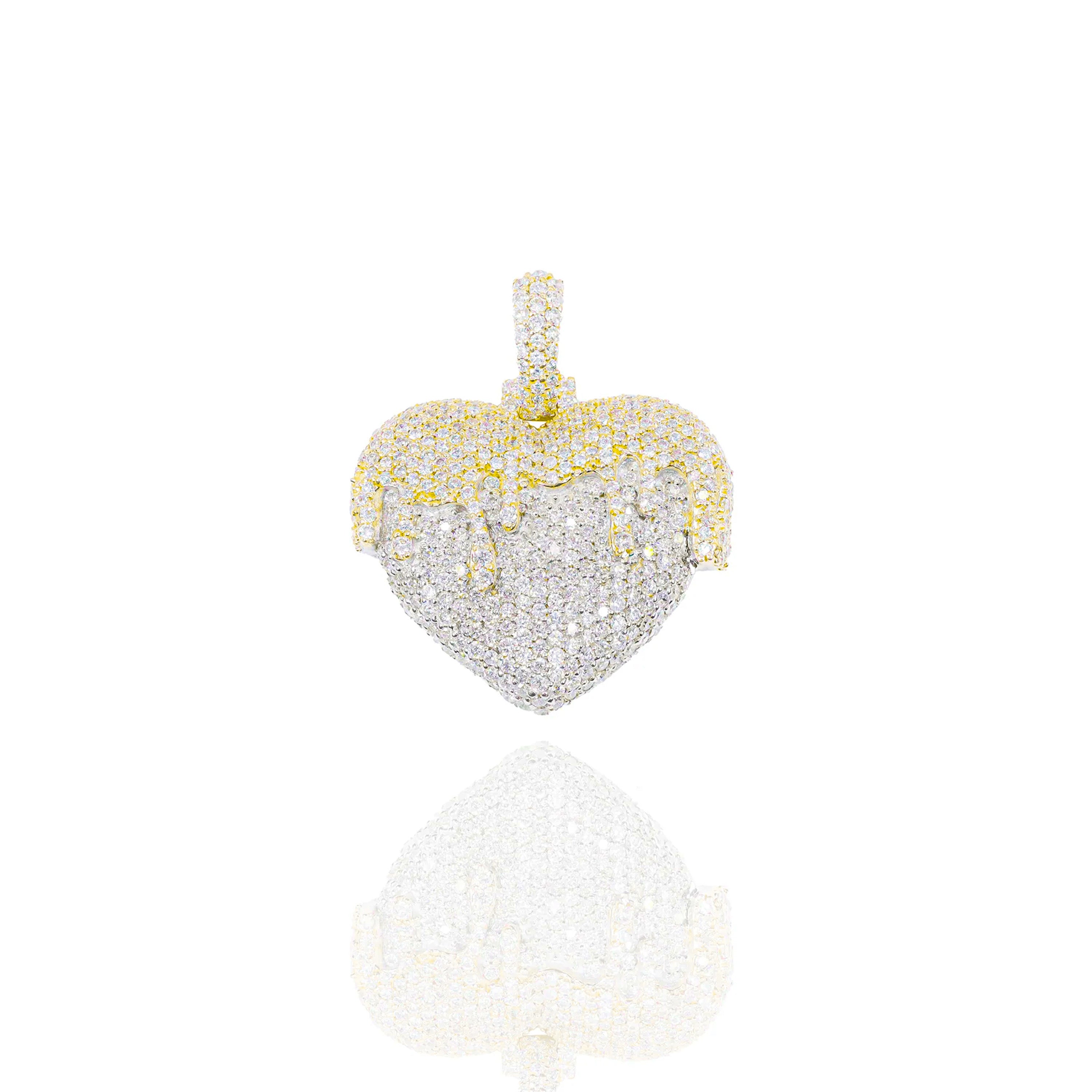 Pouring Over Love Diamond Pendant