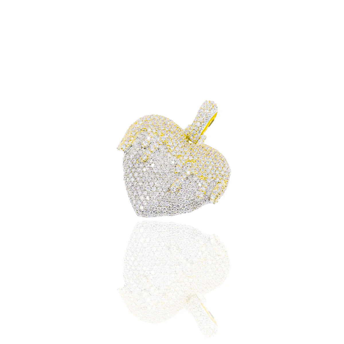Pouring Over Love Diamond Pendant