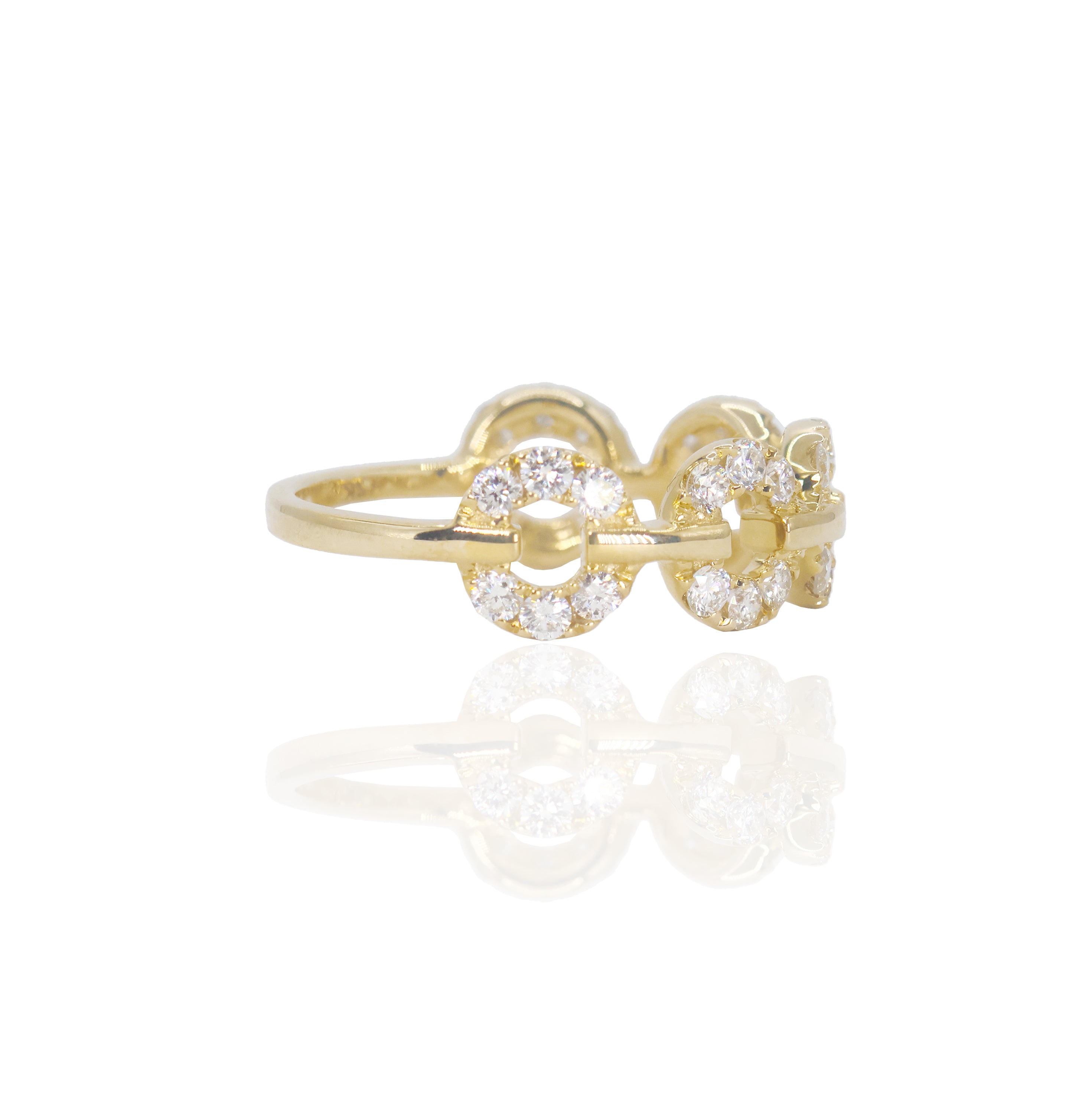 Halo Diamond Band