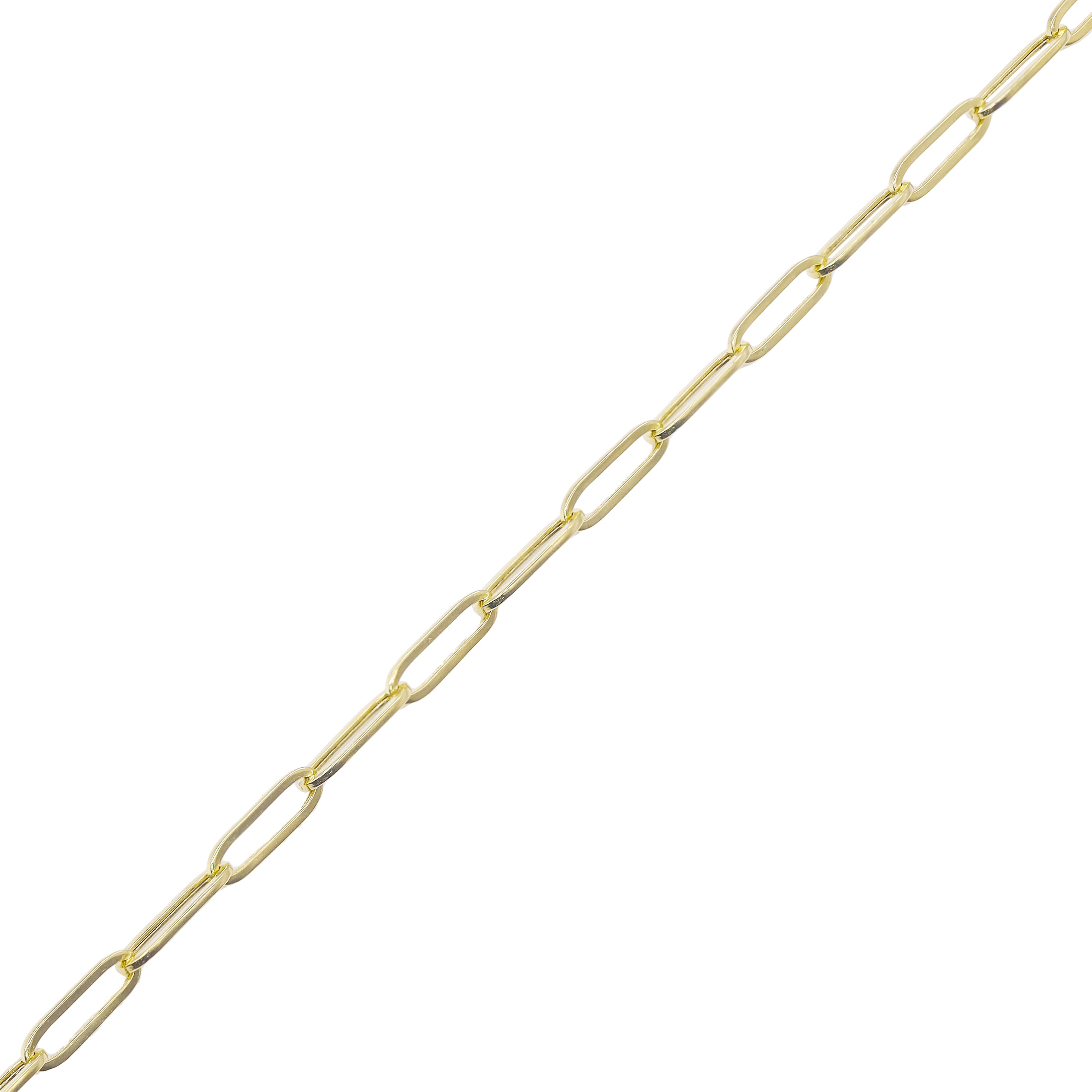 14KT Gold Paper Clip Gold Chain