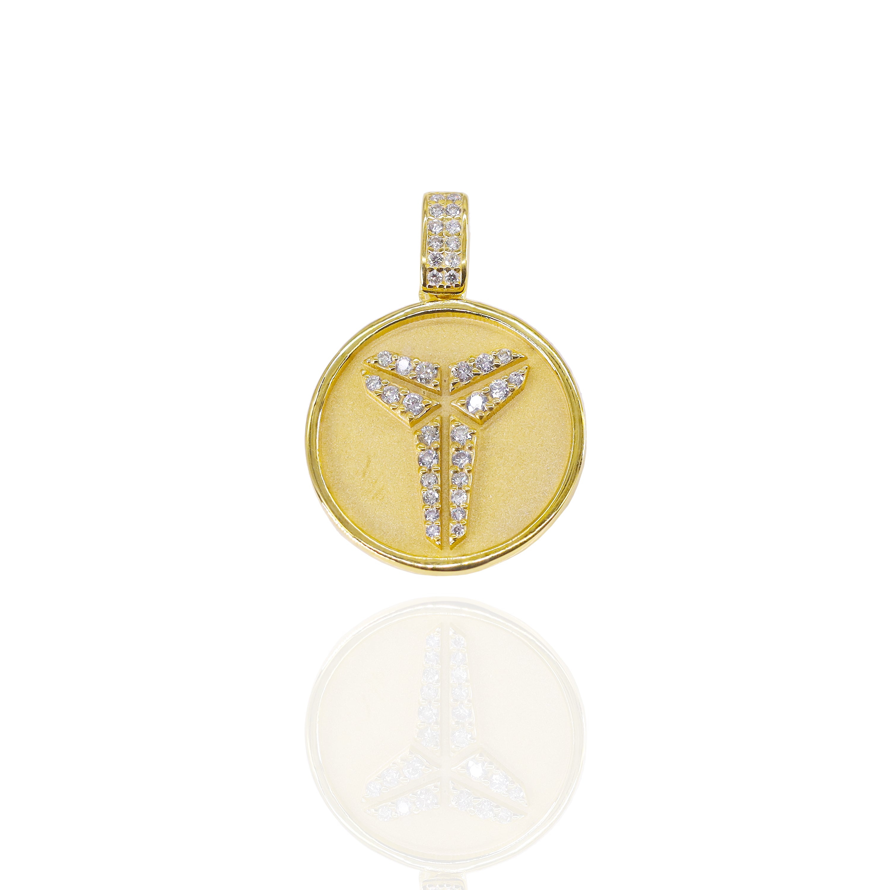 The Gold Mamba Diamond Pendant