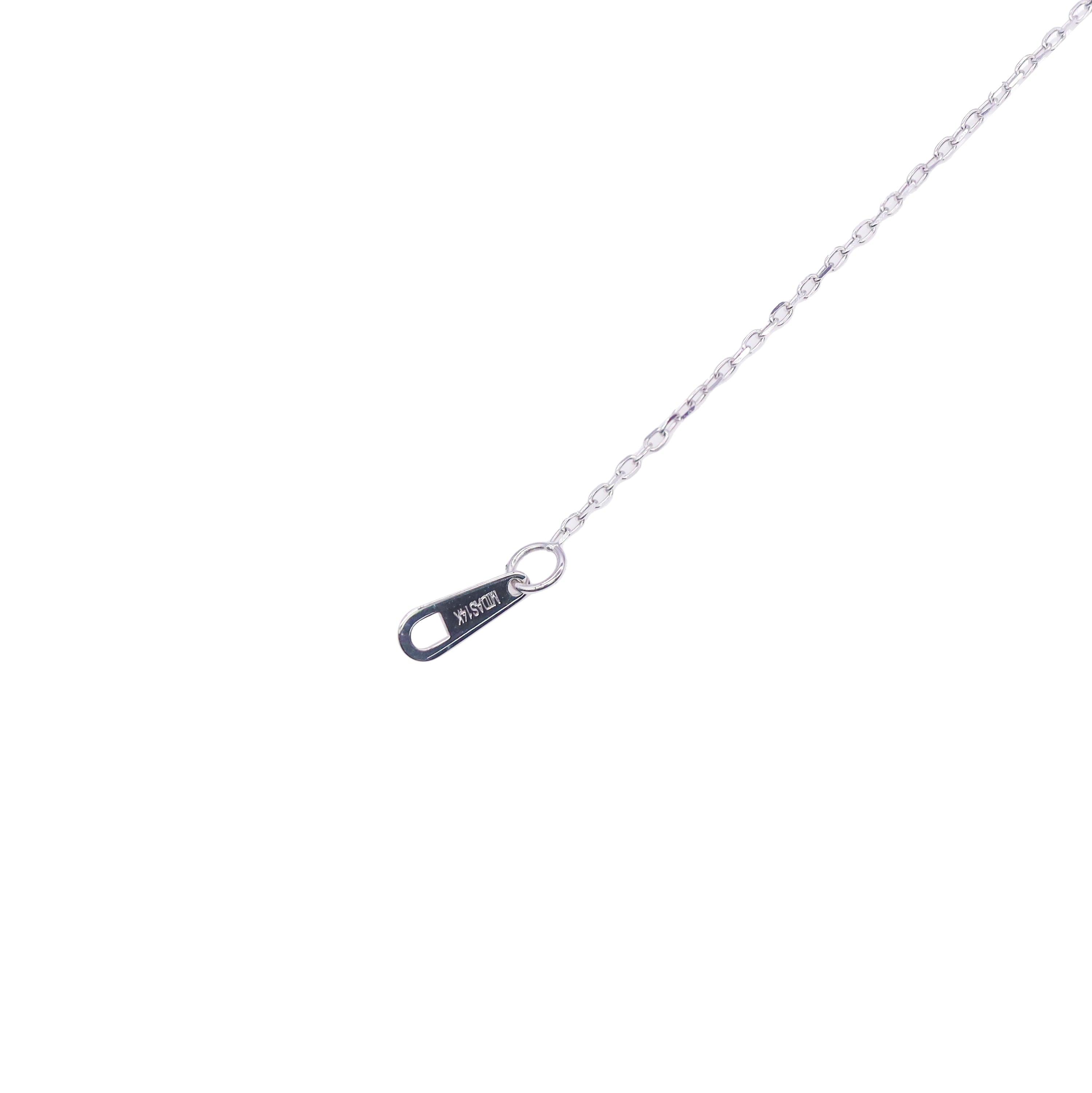 Diamond by The Yard Diamond Baguette Heart Chain