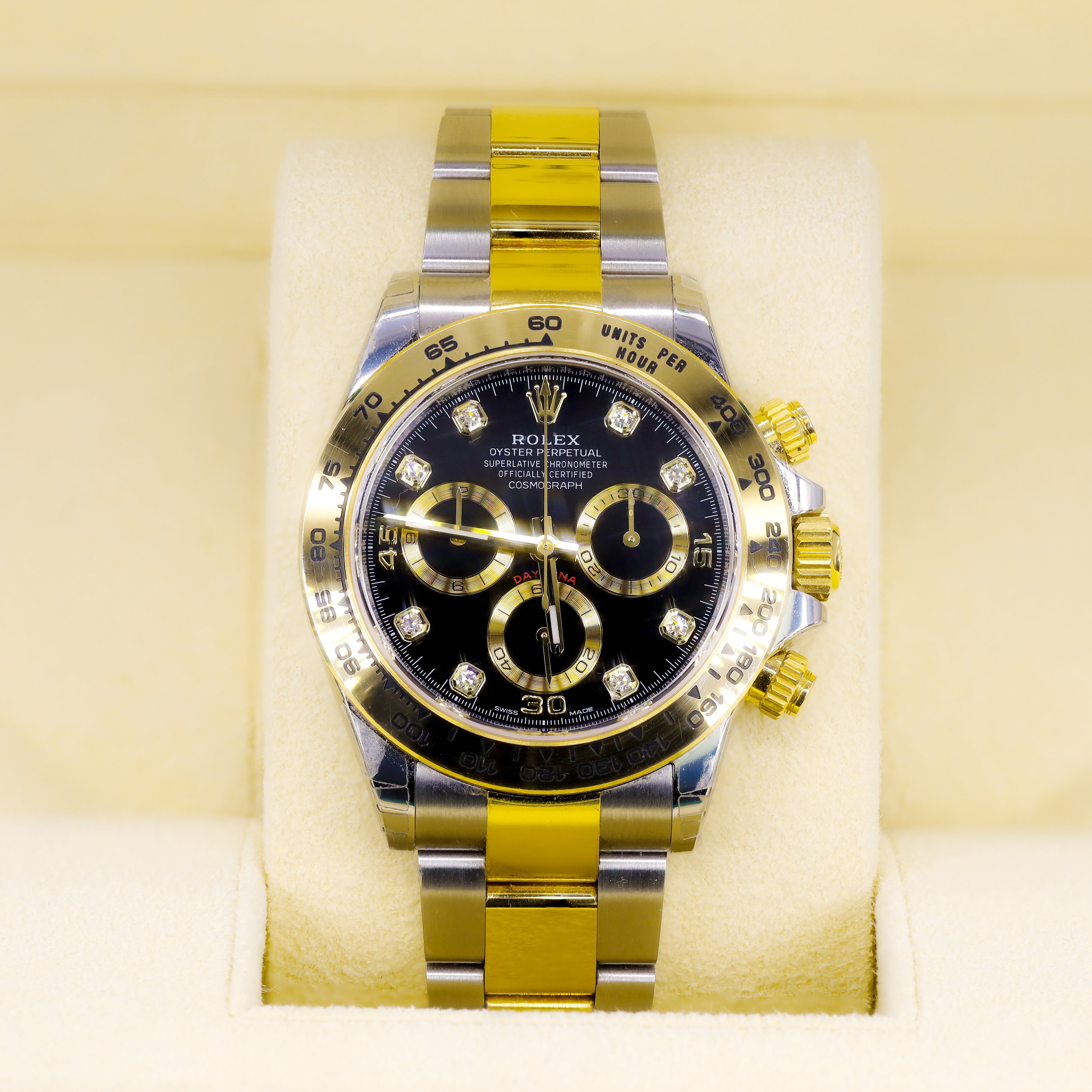 ROLEX 116503 Cosmograph DAYTONA 40MM BLACK DIAMOND DIAL