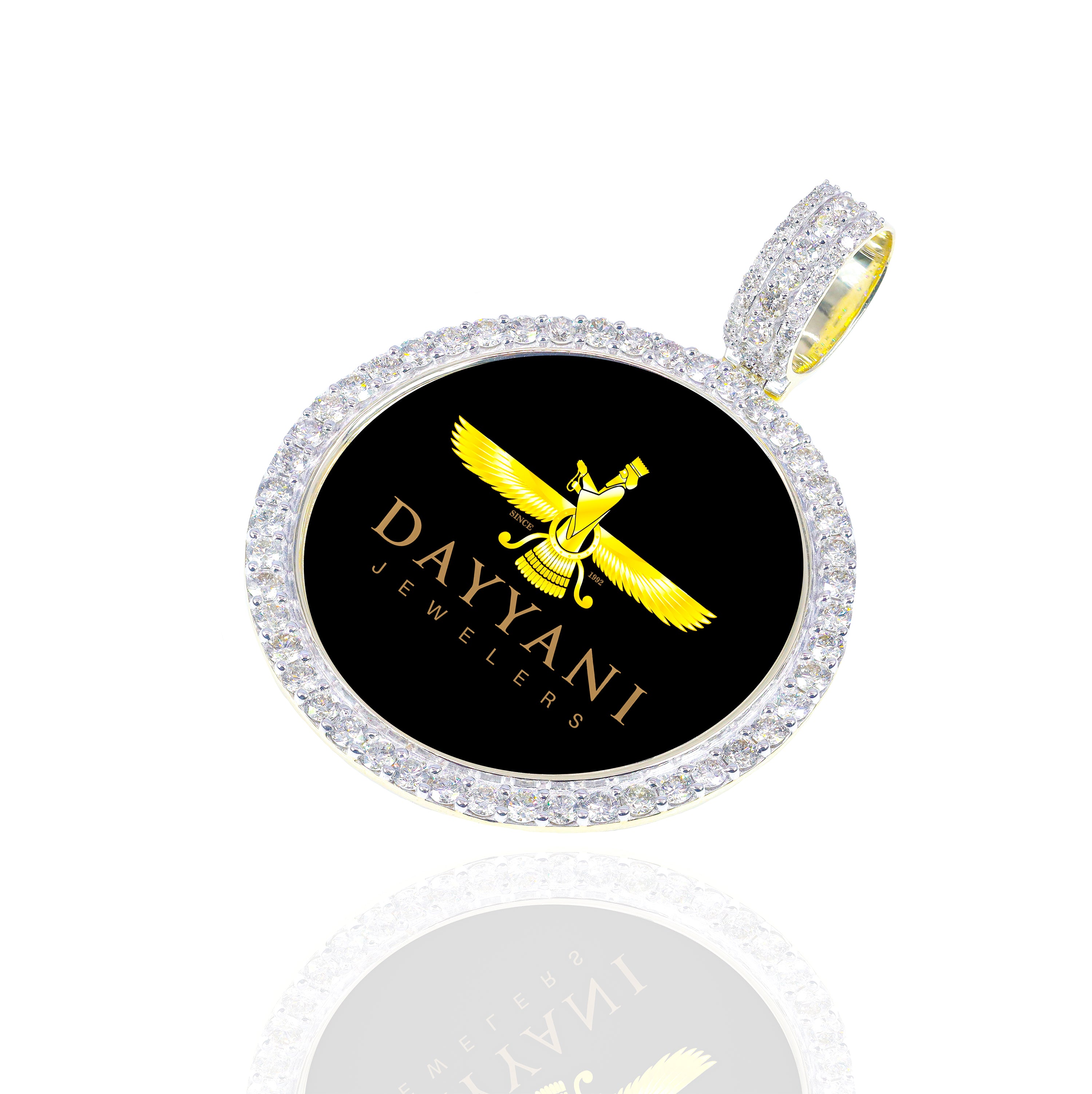 1.60 Inch One Row Memory Diamond Pendant