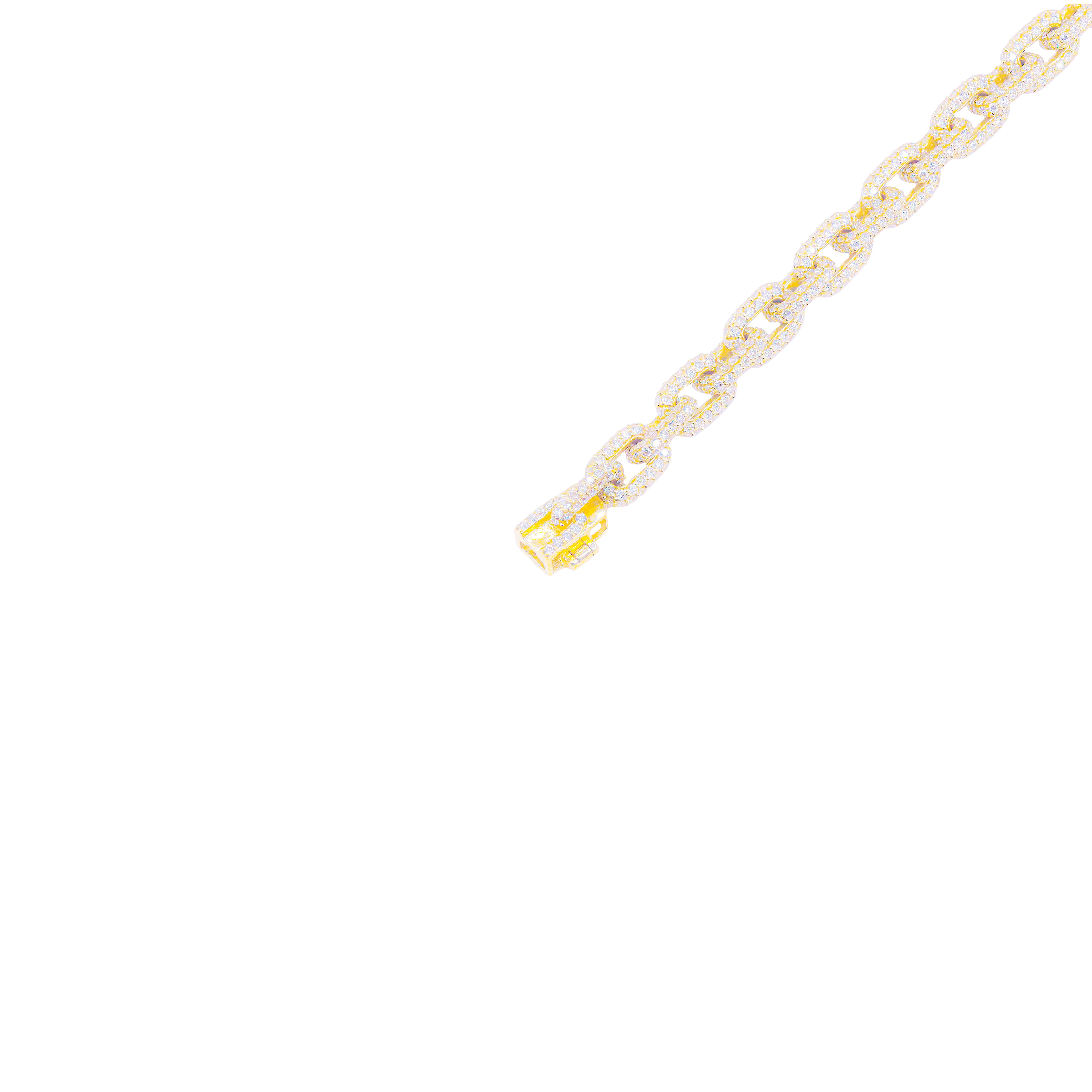 Hermes Link Diamond Bracelet