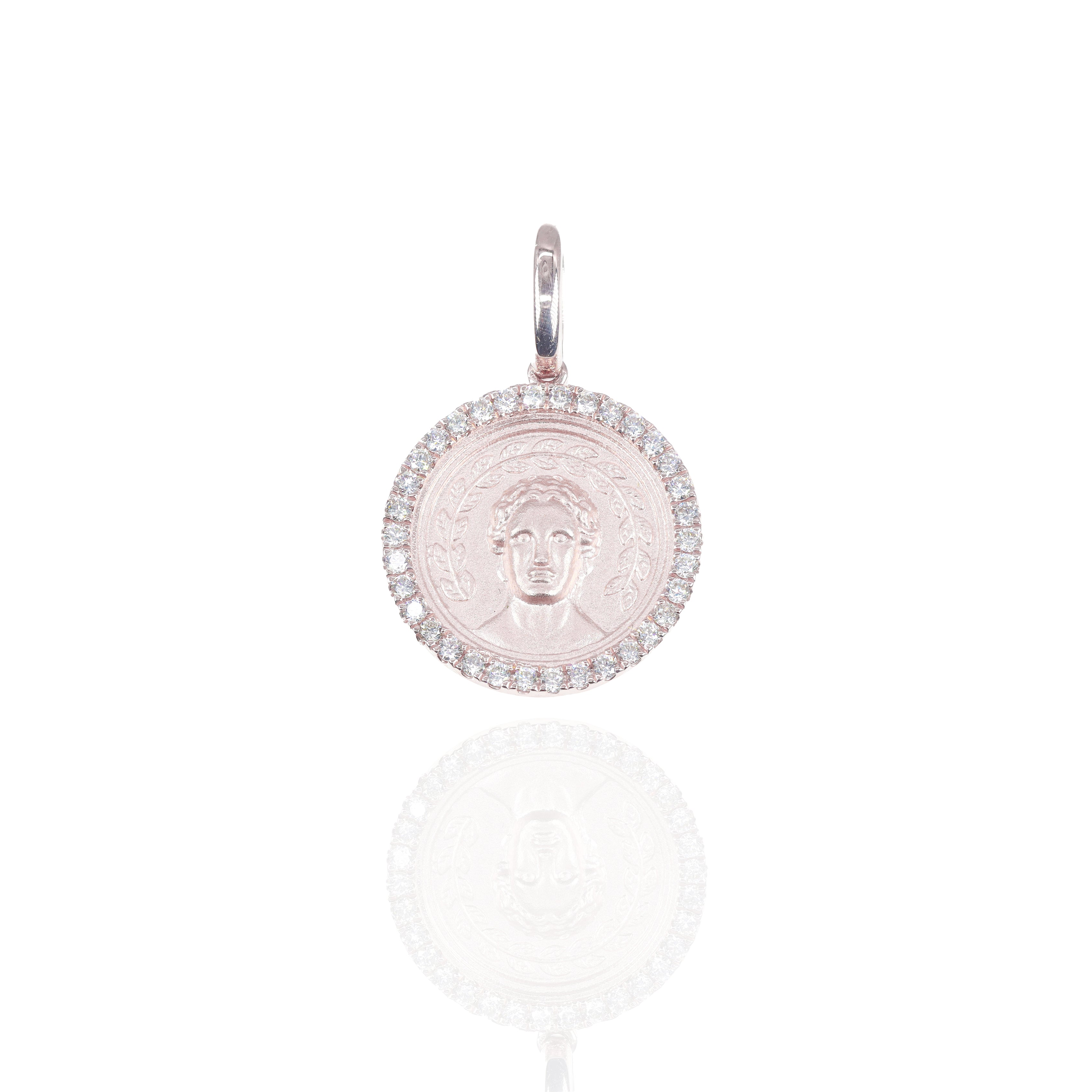 Julius Caesar Gold & Diamond Pendant