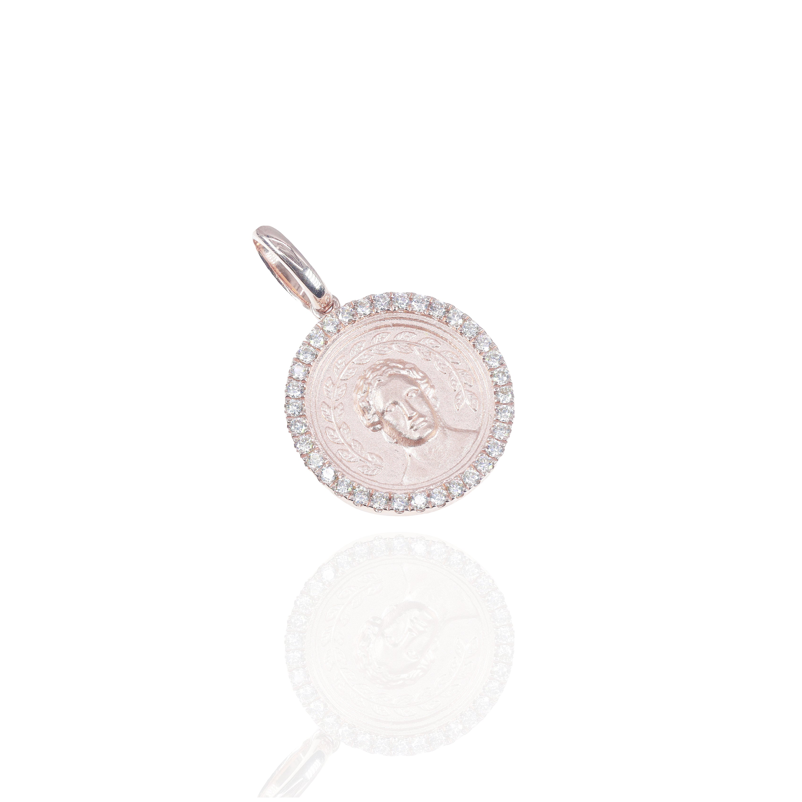 Julius Caesar Gold & Diamond Pendant