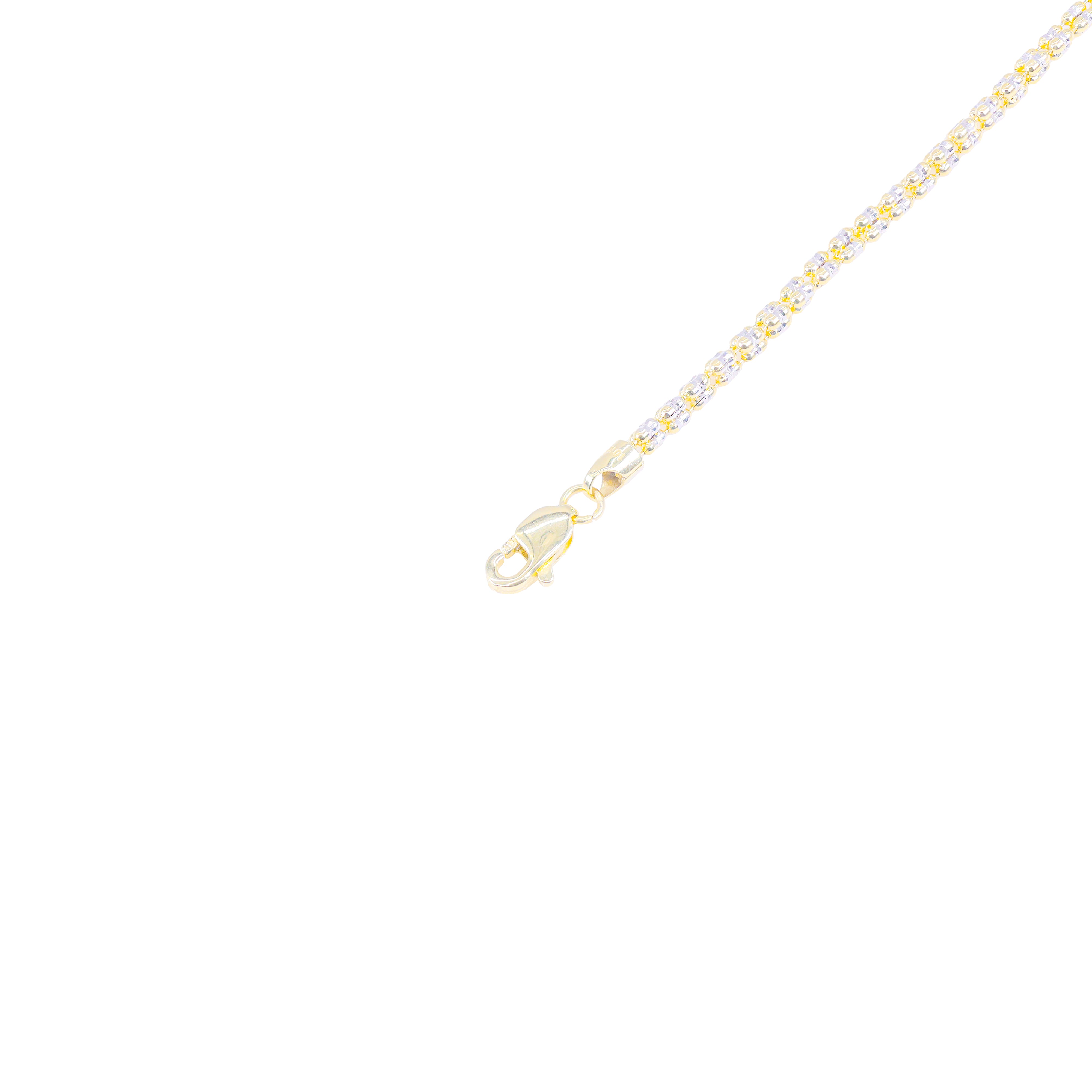 10KT Two-Tone Gold ICE Gold Chain