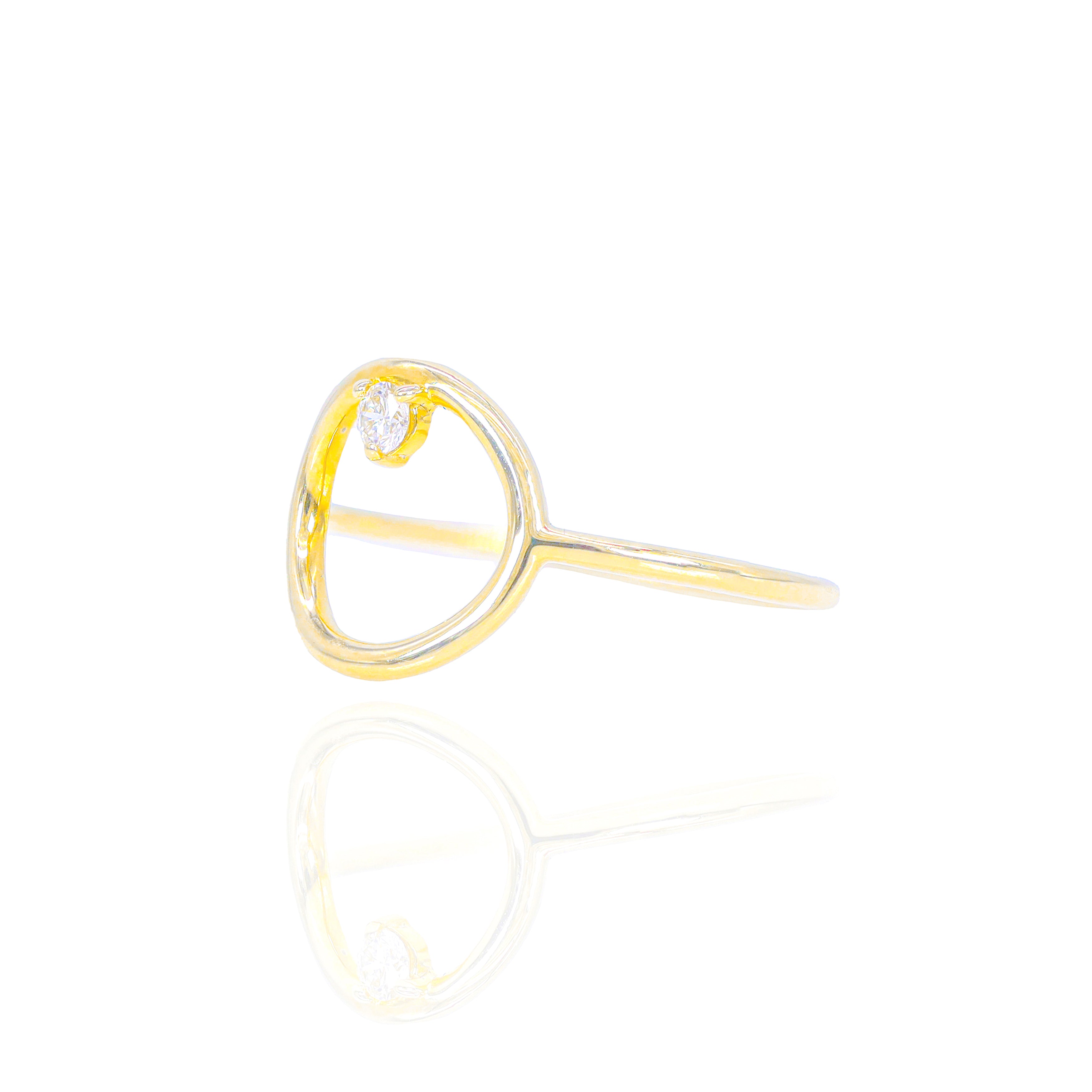Diamond Hope Gold Ring