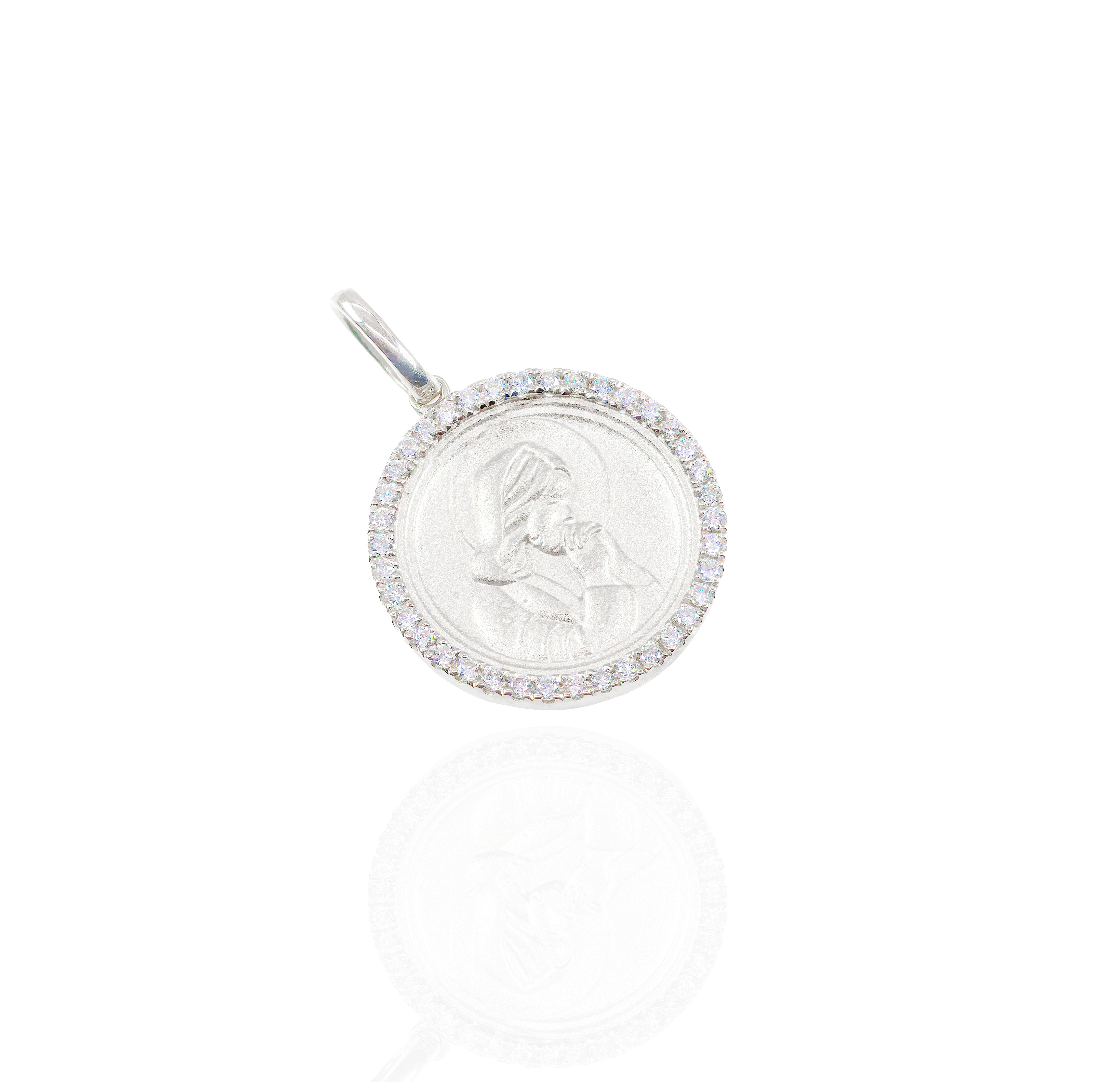 Heart of Mary Diamond Pendant