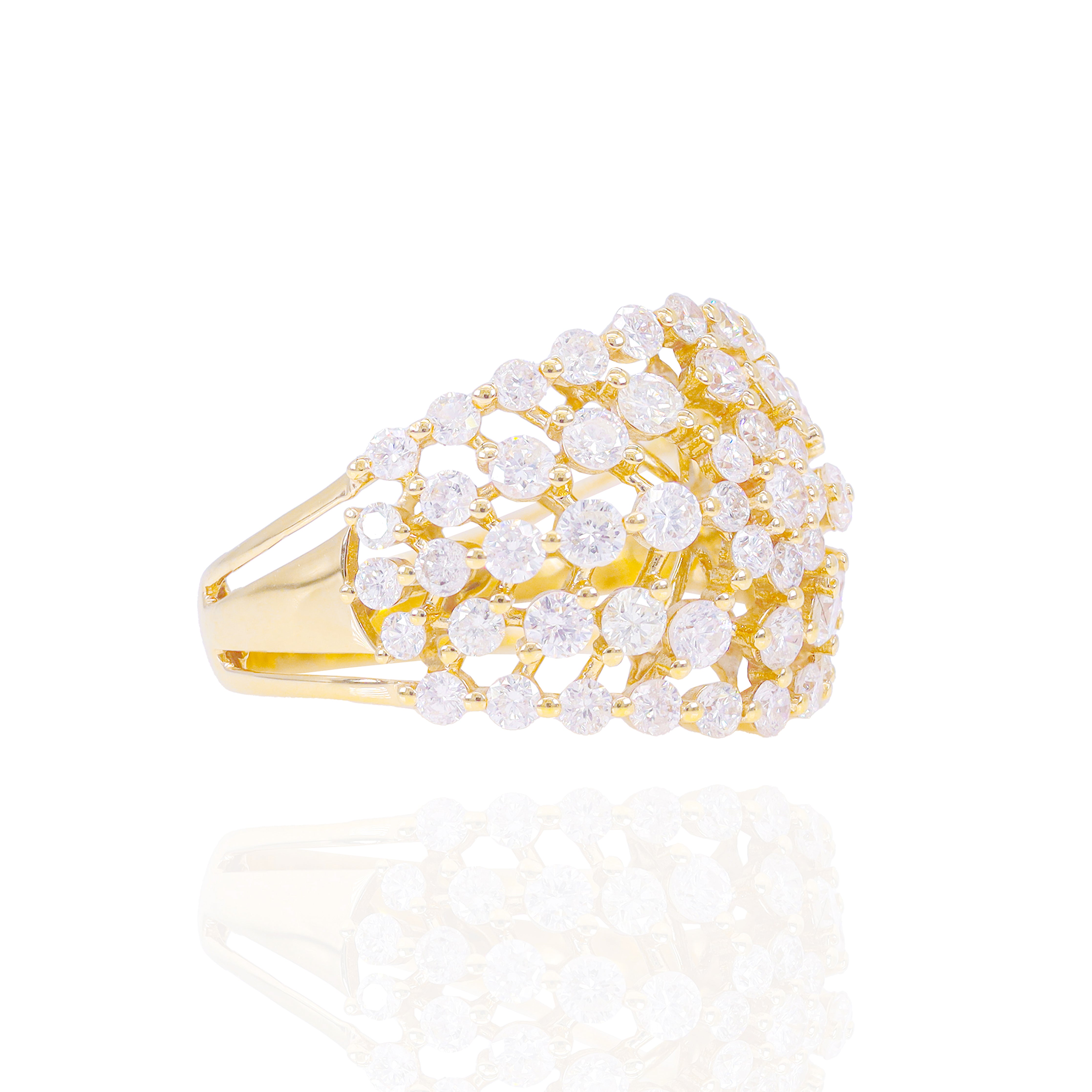 Diamond Burst Ring