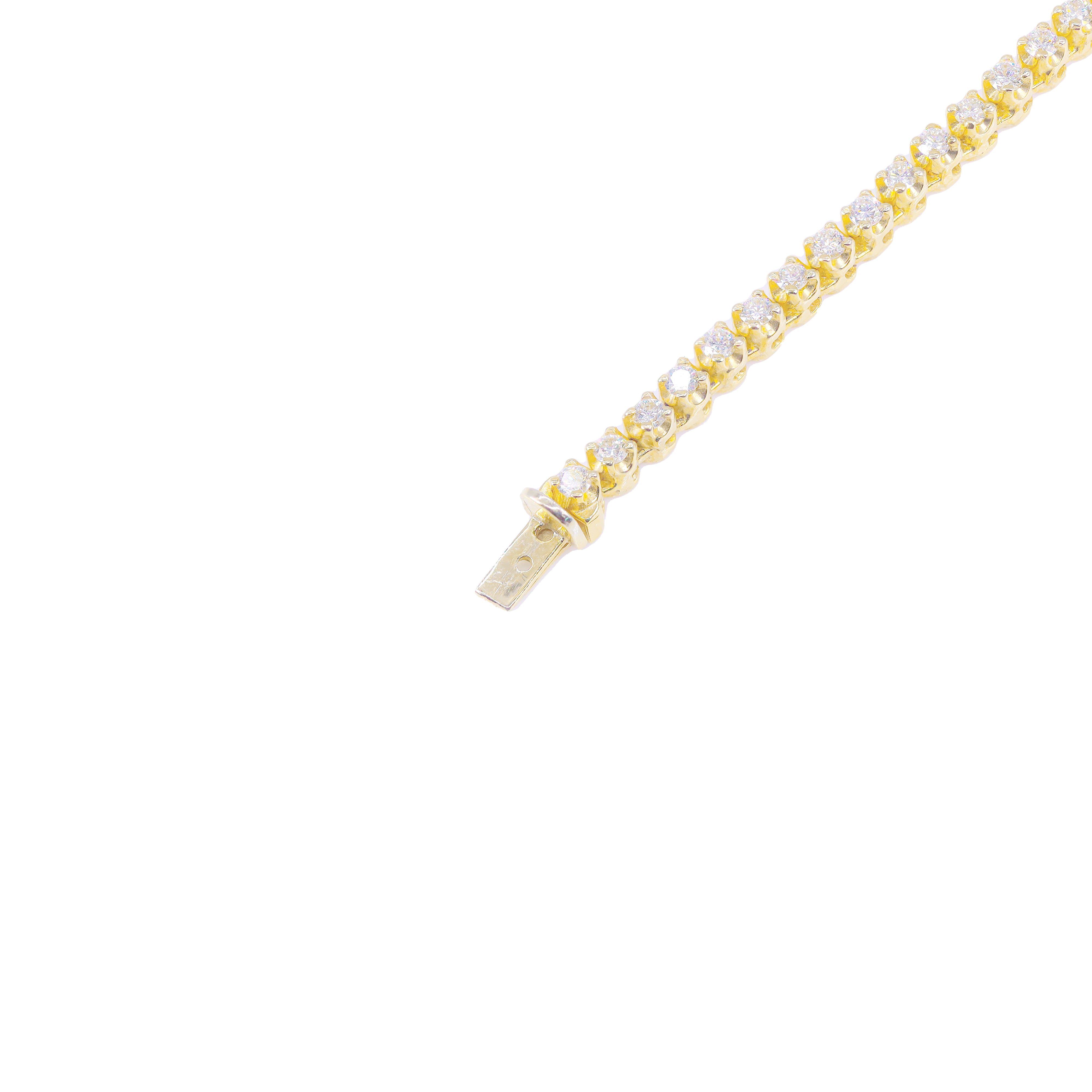 6-Pointer Tennis Diamond Chain