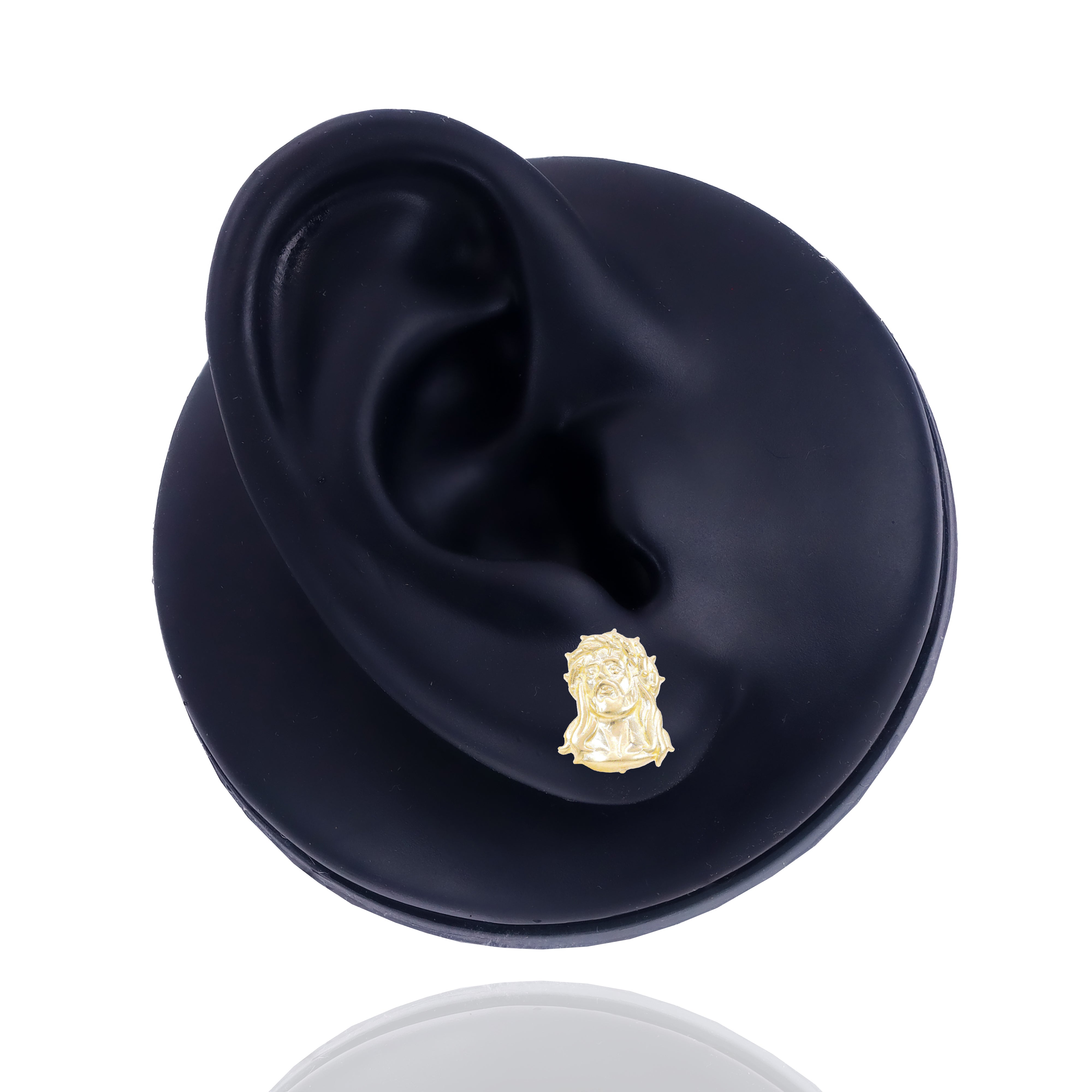 Jesus Gold Earrings