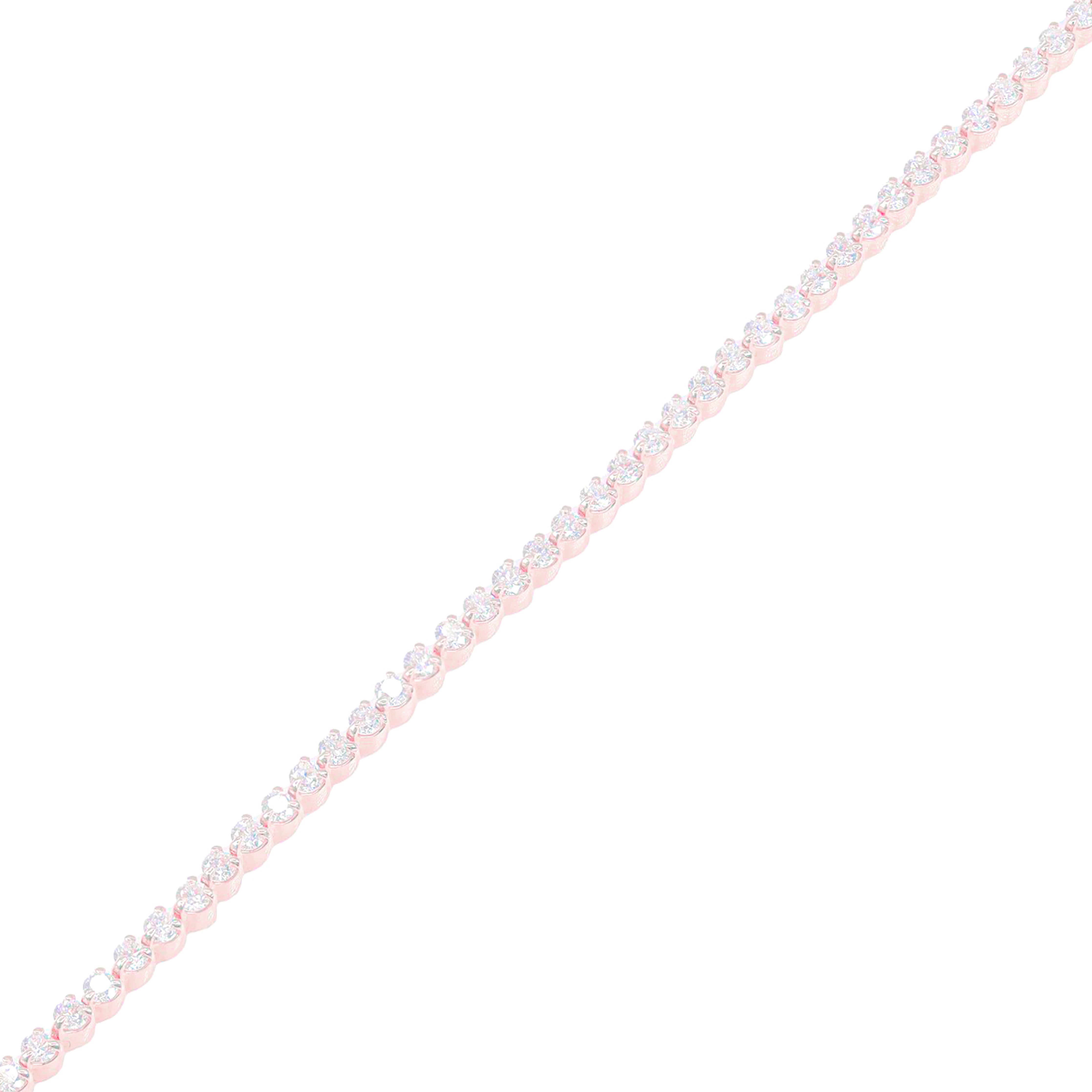 2.5-Pointer Round Diamond Tennis Bracelet