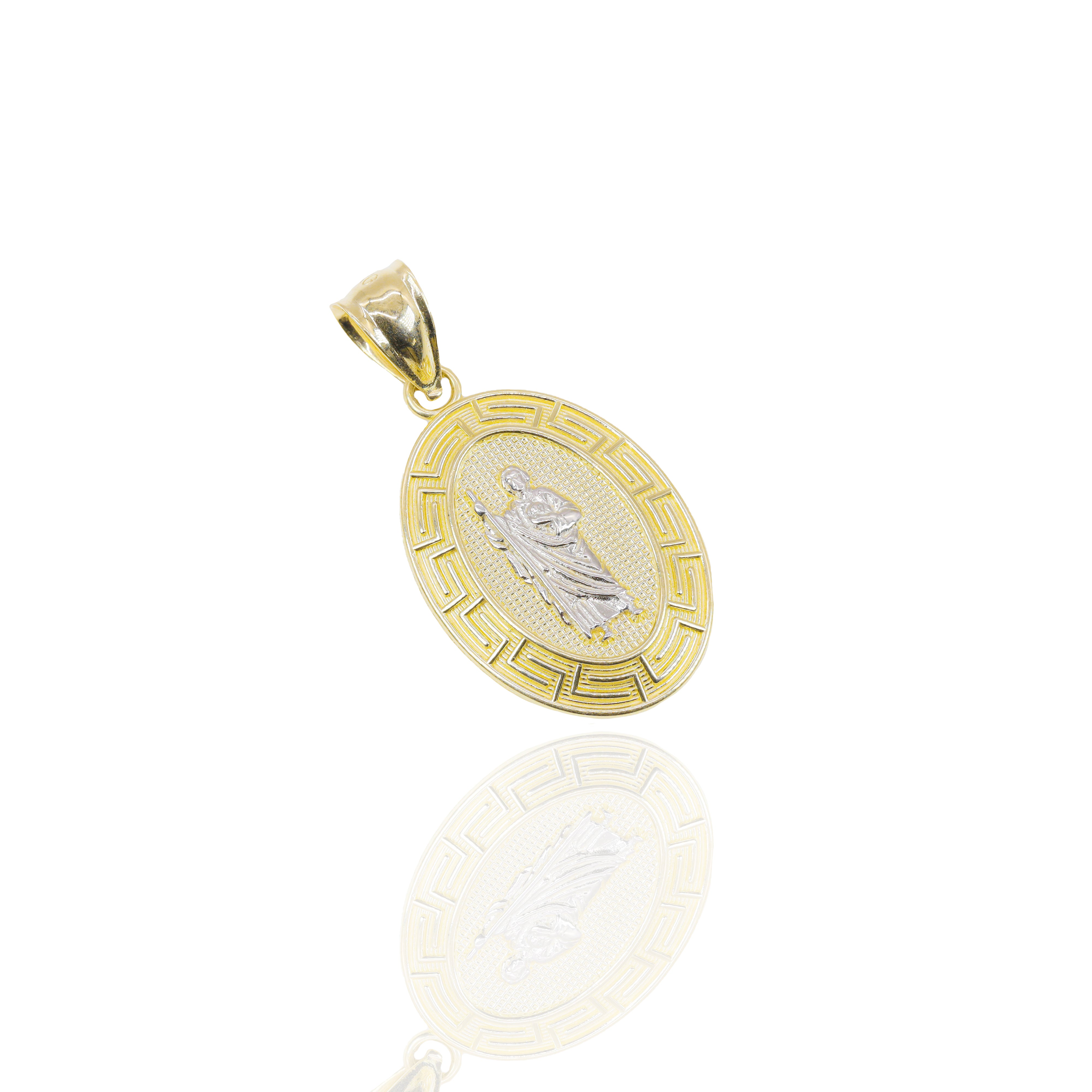 Italian Gold Saint Jude Pendant