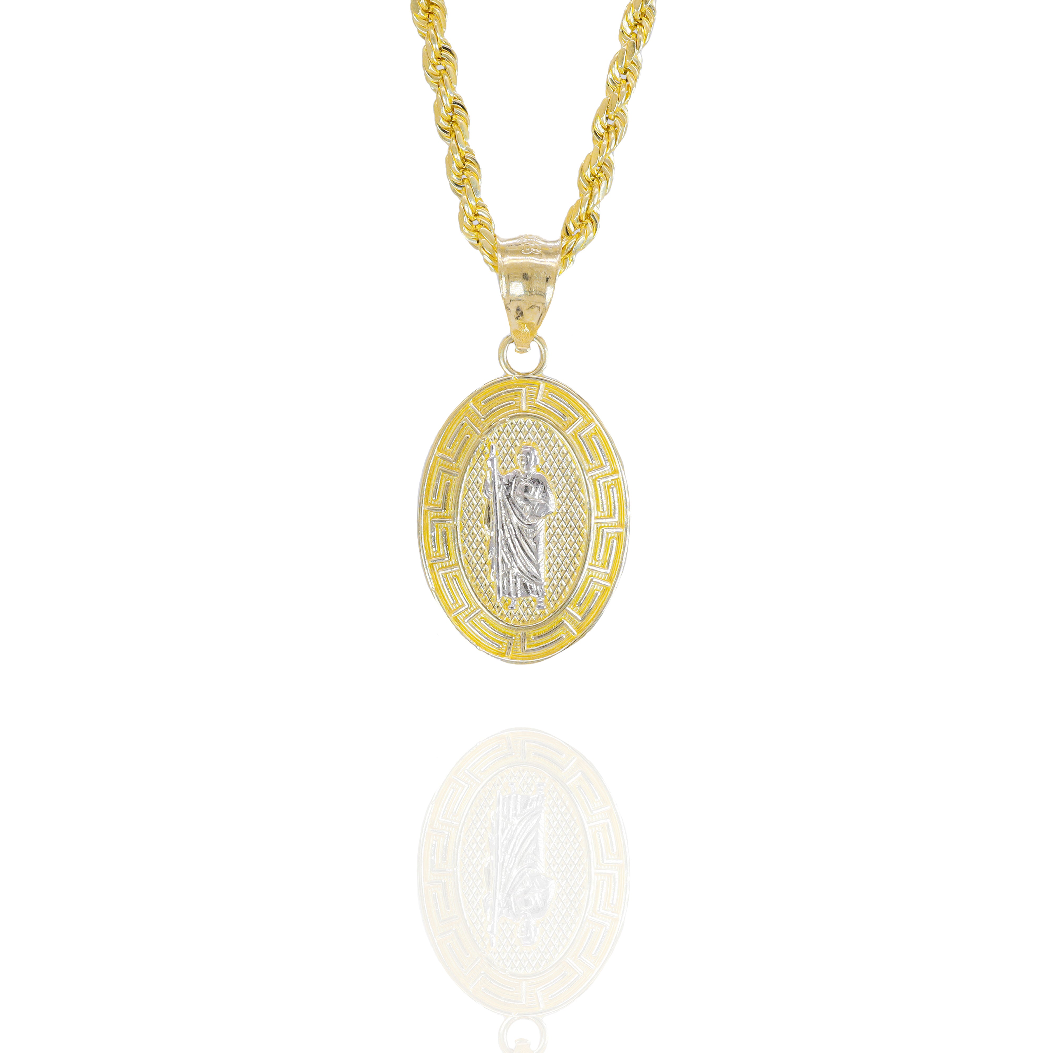 Italian Gold Saint Jude Pendant