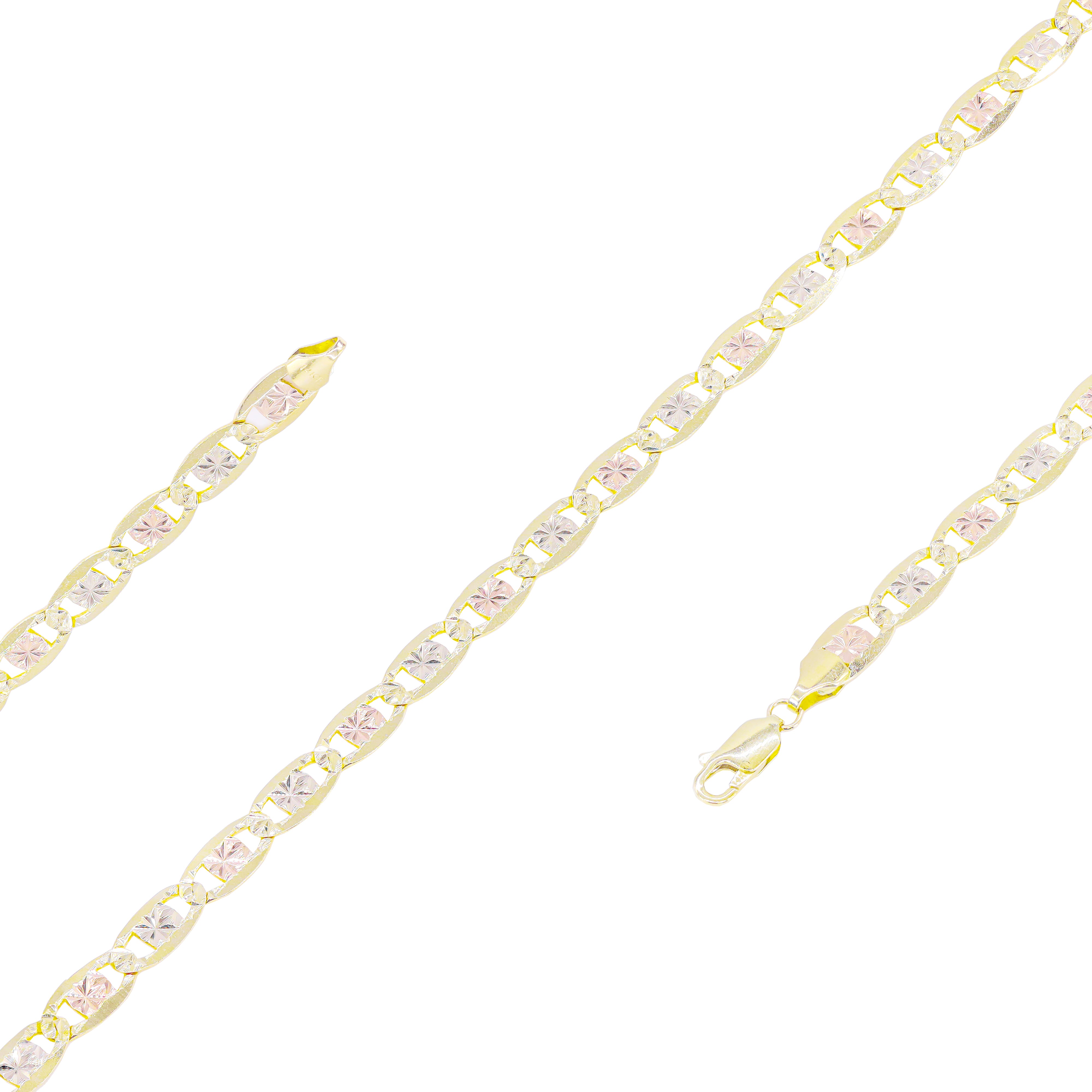 14KT Valentino Tri-Tone Chain