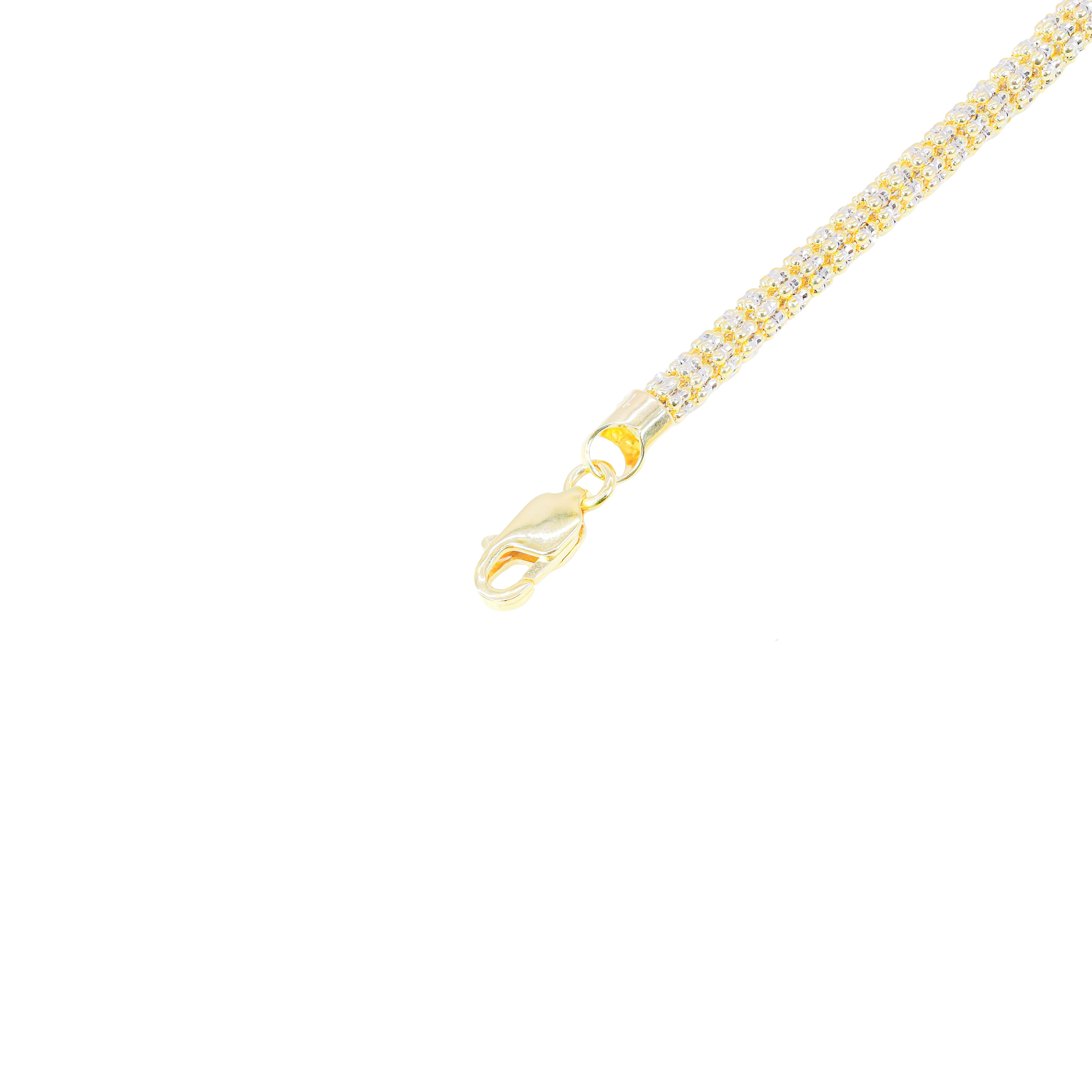 10KT Two-Tone Gold ICE Gold Chain