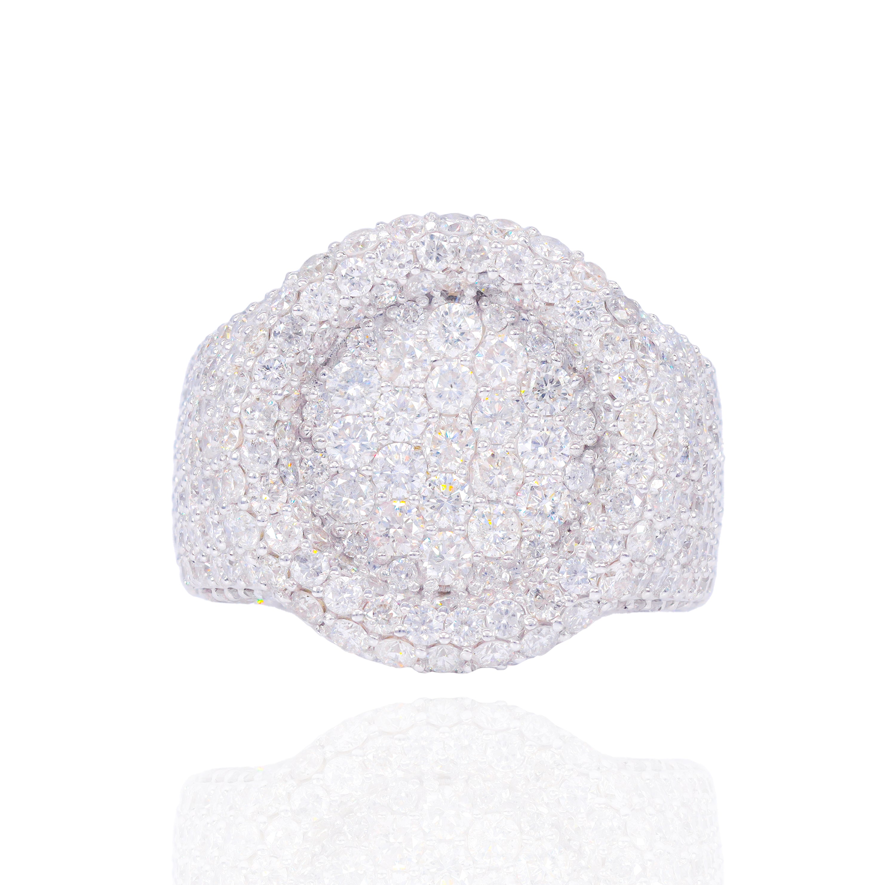 Beveled Diamond Men's Ring
