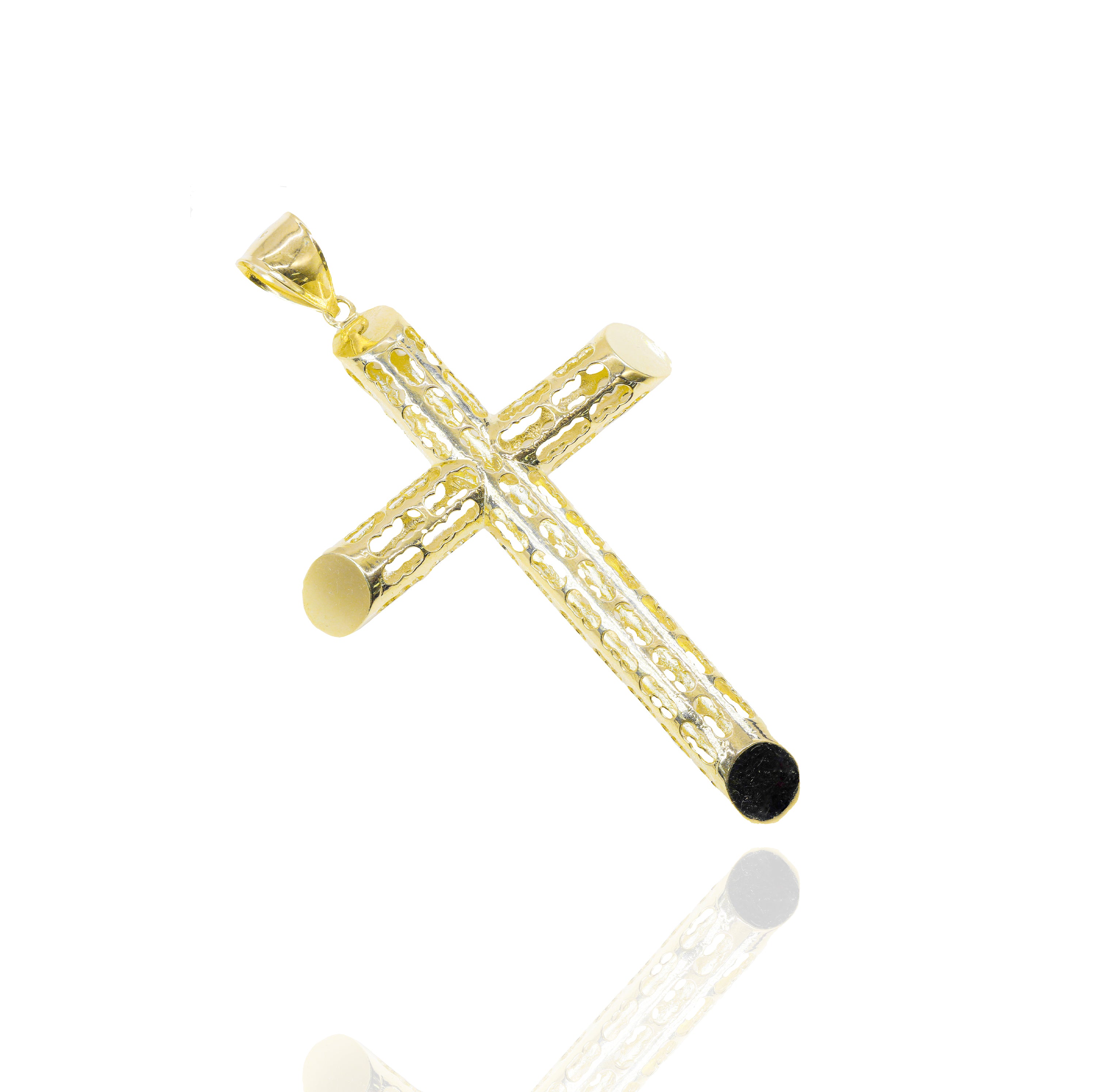 Open Concept Cross Pendant