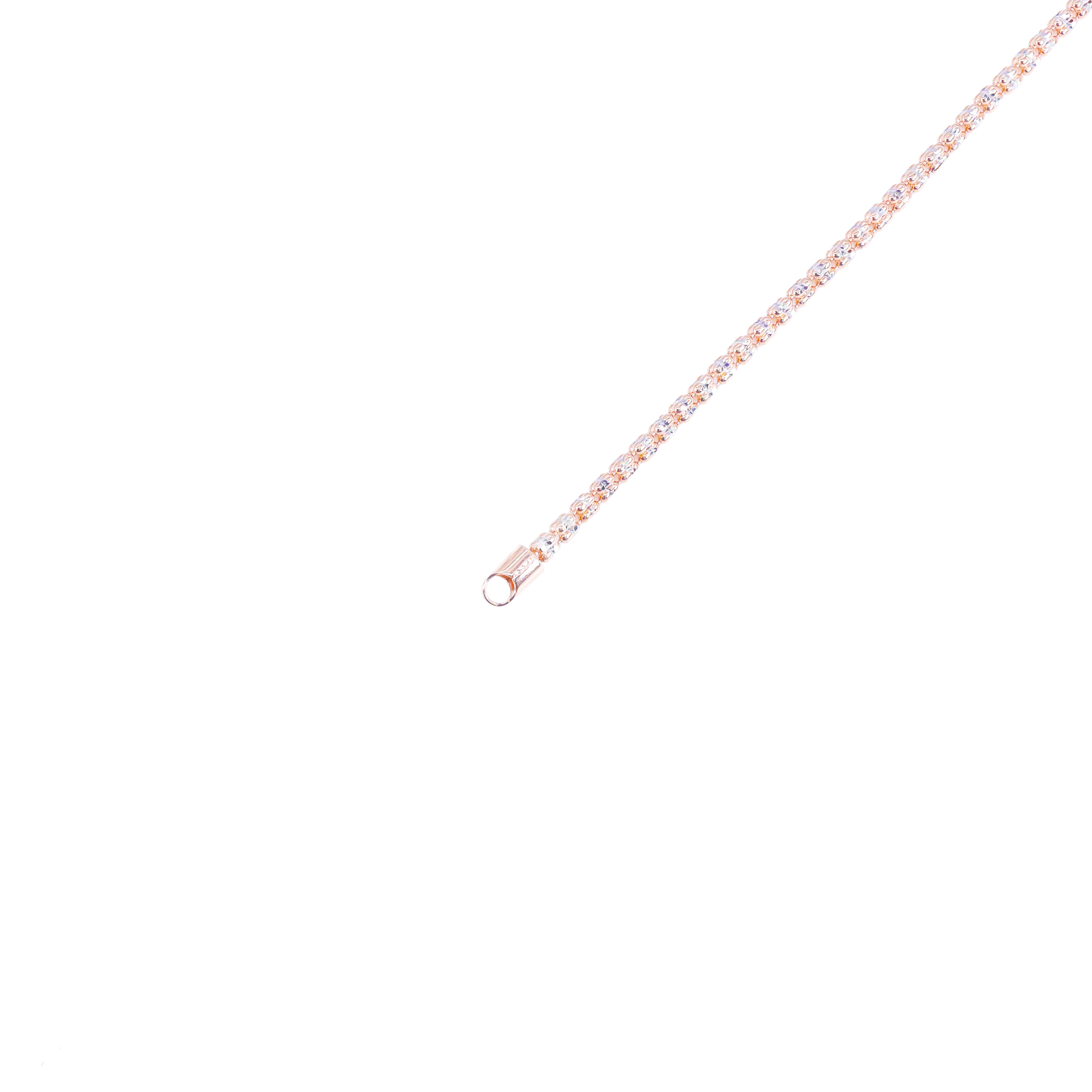 14KT Two-Tone Rose Gold ICE Gold Bracelet