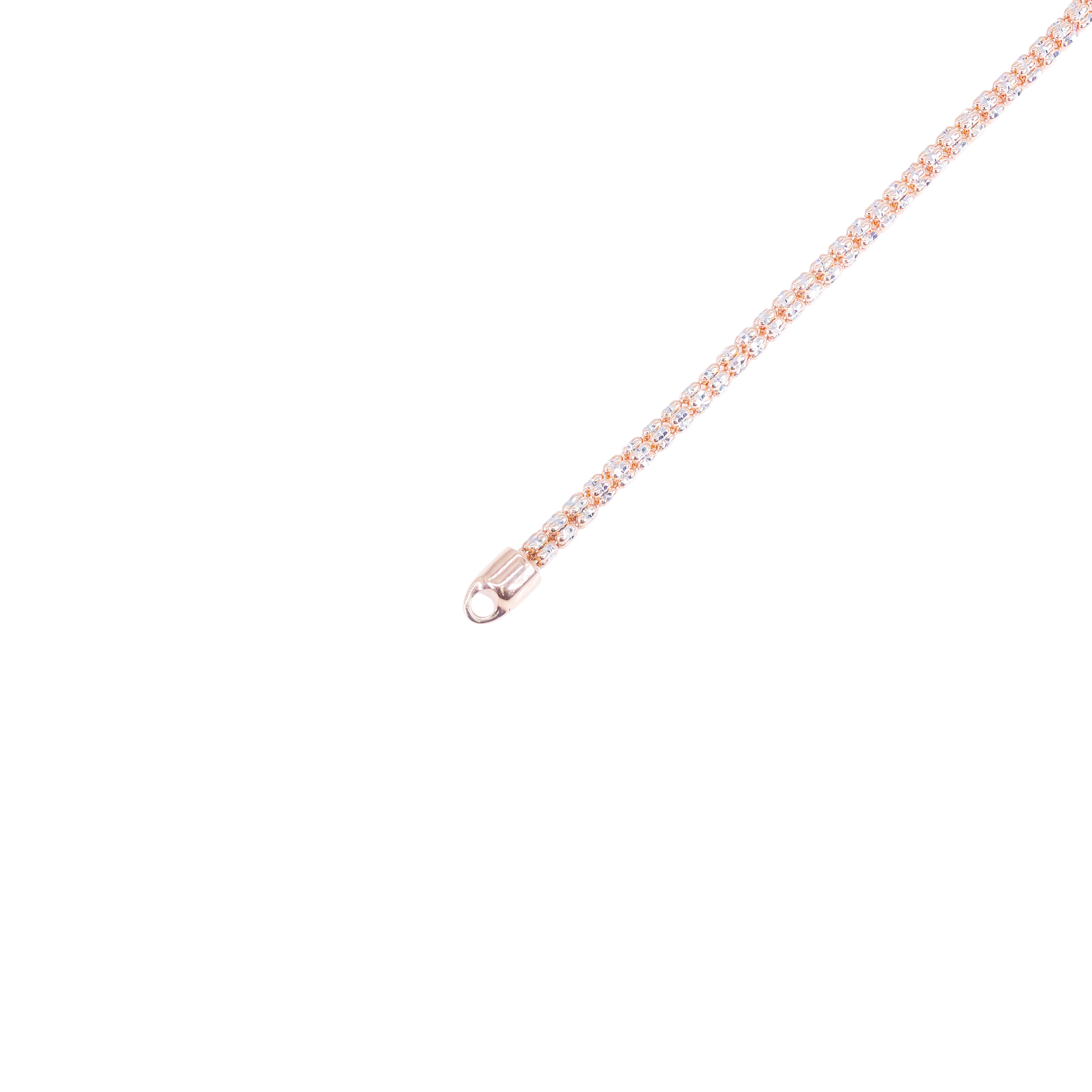 14KT Two-Tone Rose Gold ICE Gold Bracelet