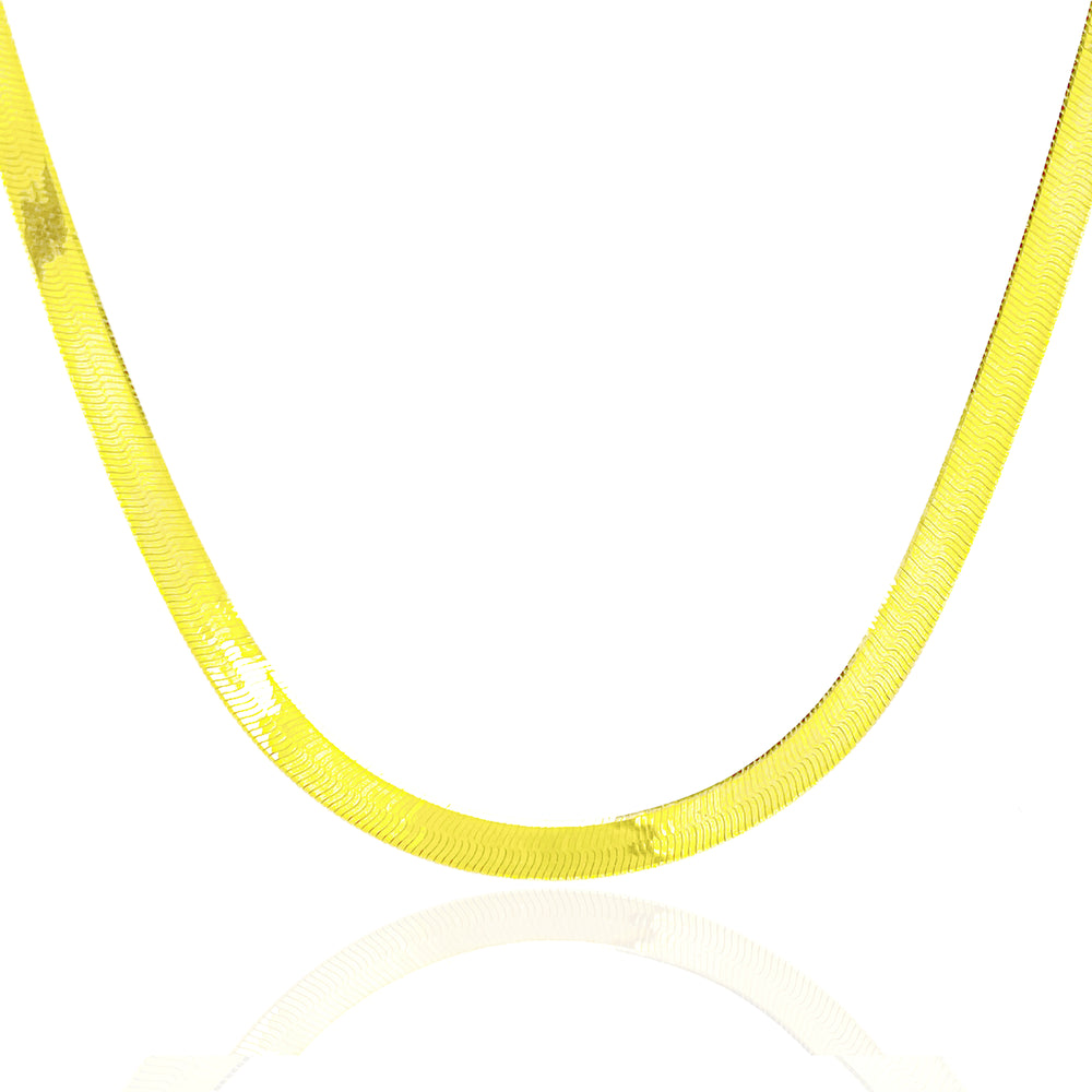 10KT Gold Herringbone Style Gold Chain image