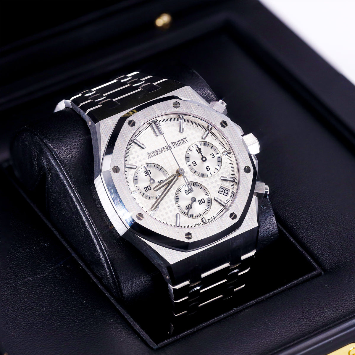 Royal Oak 41mm Chronograph "50th Anniversary" Steel White Dial Audemar Piguet