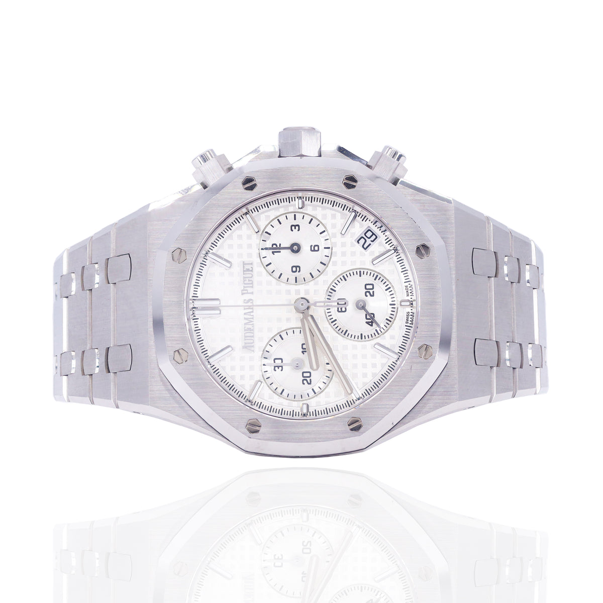 Royal Oak 41mm Chronograph "50th Anniversary" Steel White Dial Audemar Piguet