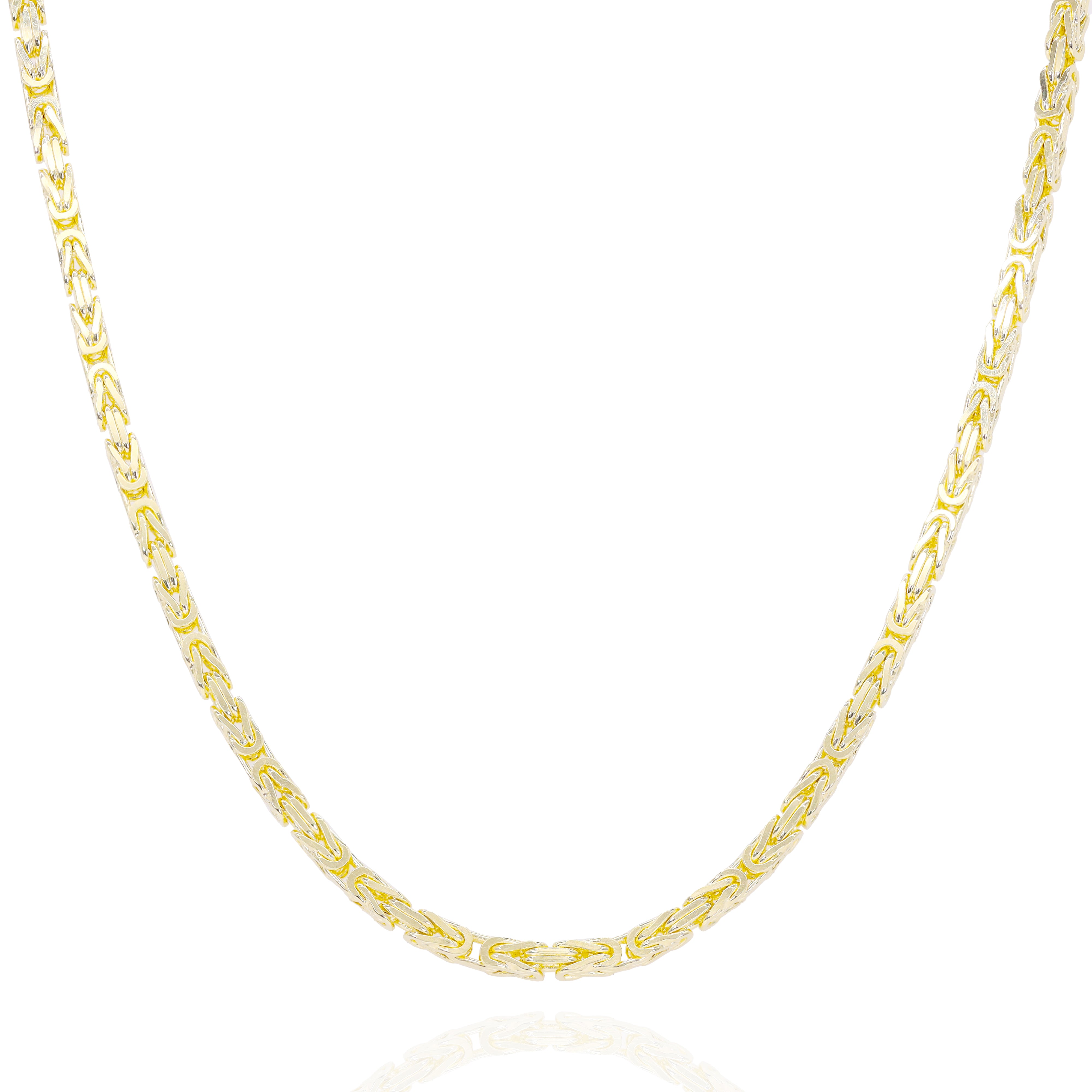 14KT Solid Byzantine Gold Chain