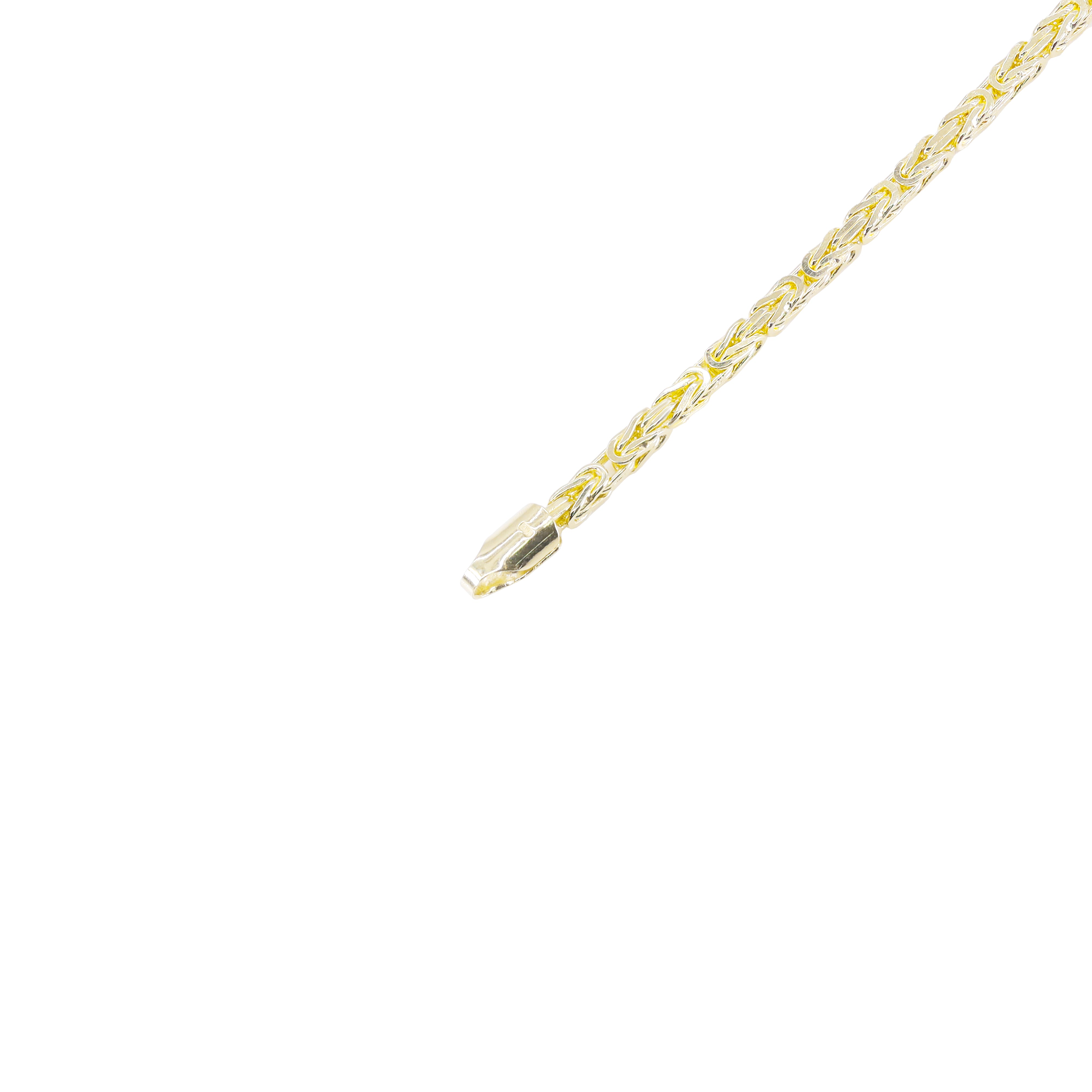 14KT Solid Byzantine Gold Bracelet