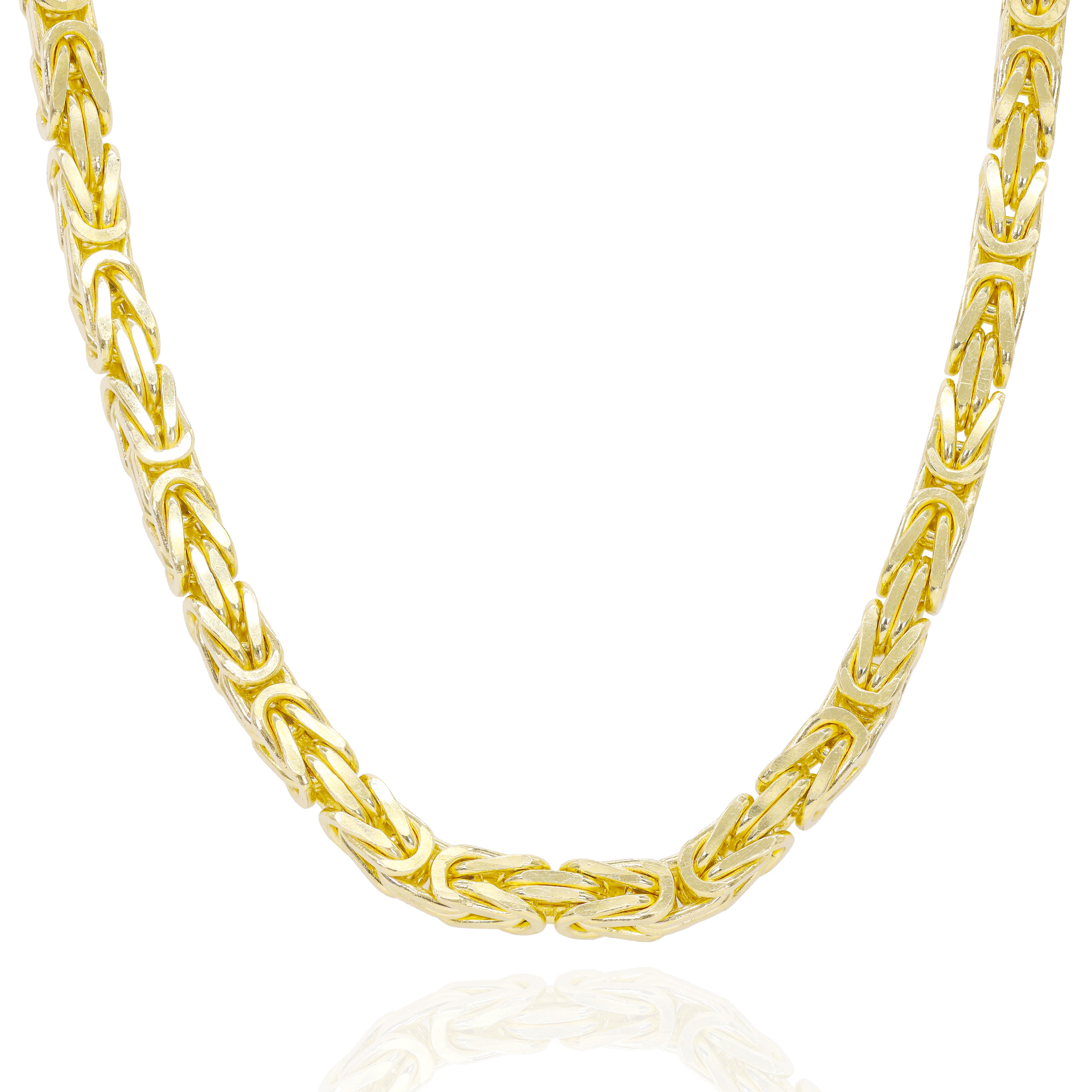 14KT Solid Byzantine Gold Chain