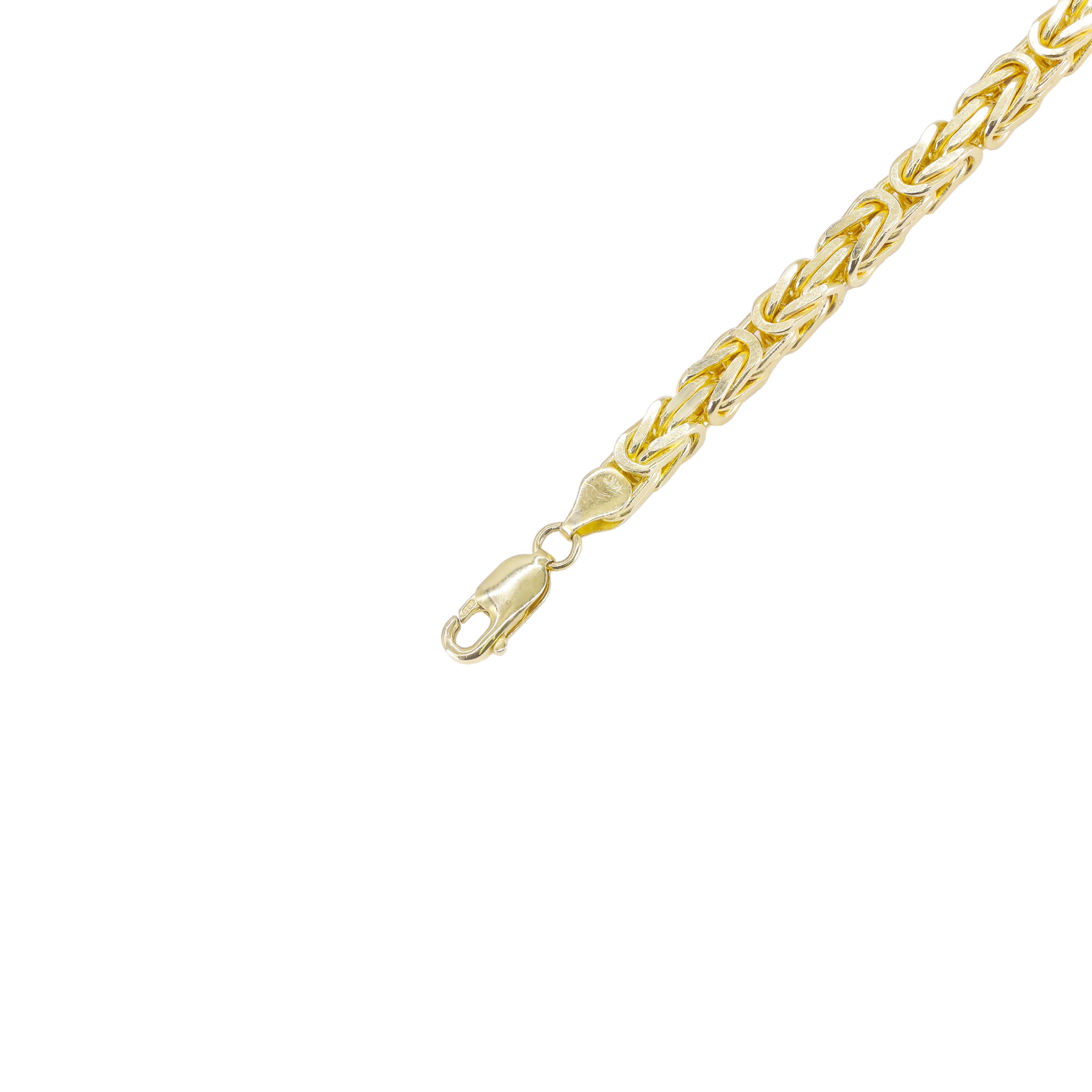 14KT Solid Byzantine Gold Bracelet