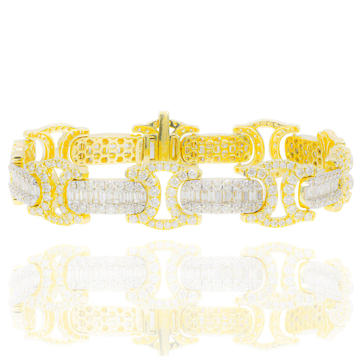 Byzantine Baguette Diamond Bracelet image