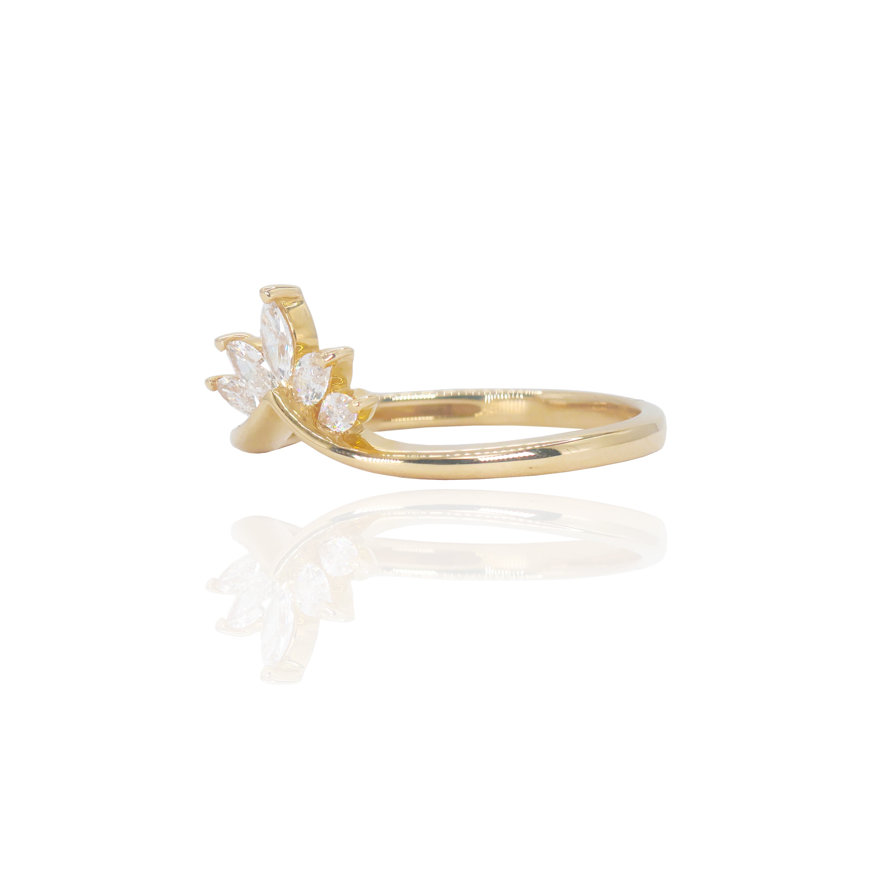 Marquise Diamond Band