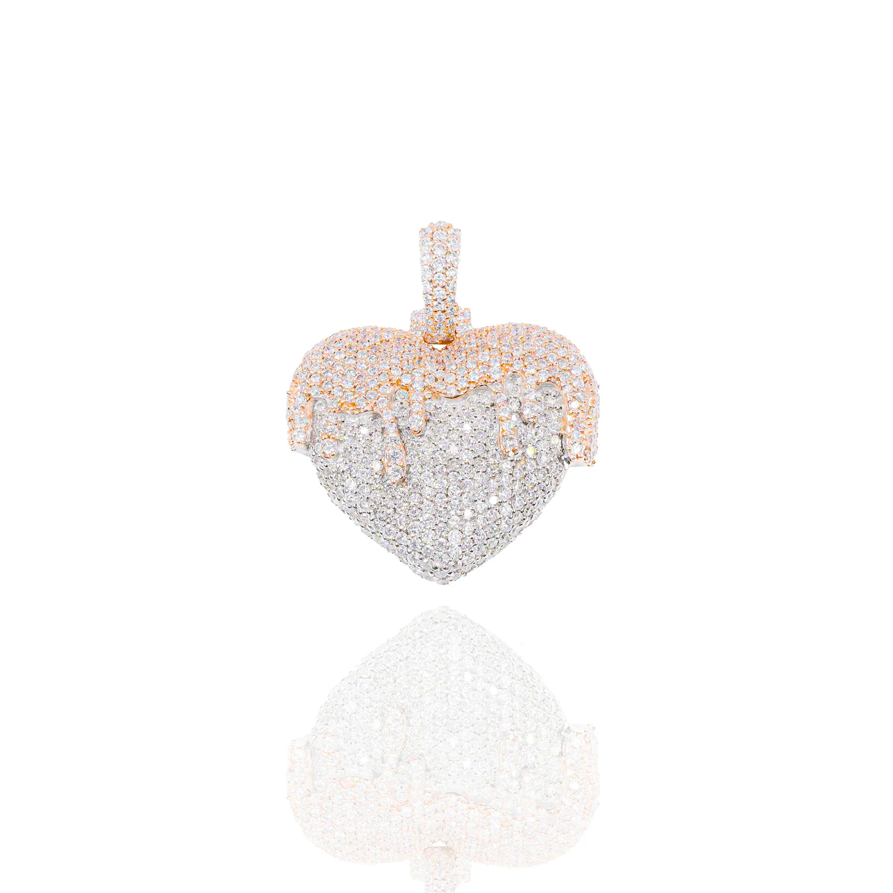 Pouring Over Love Diamond Pendant