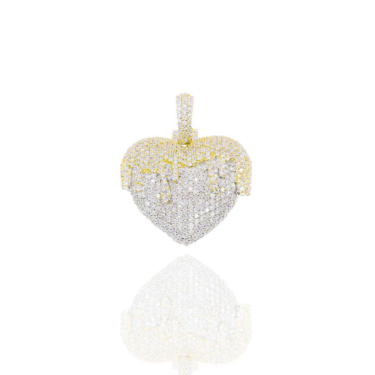 Pouring Over Love Diamond Pendant