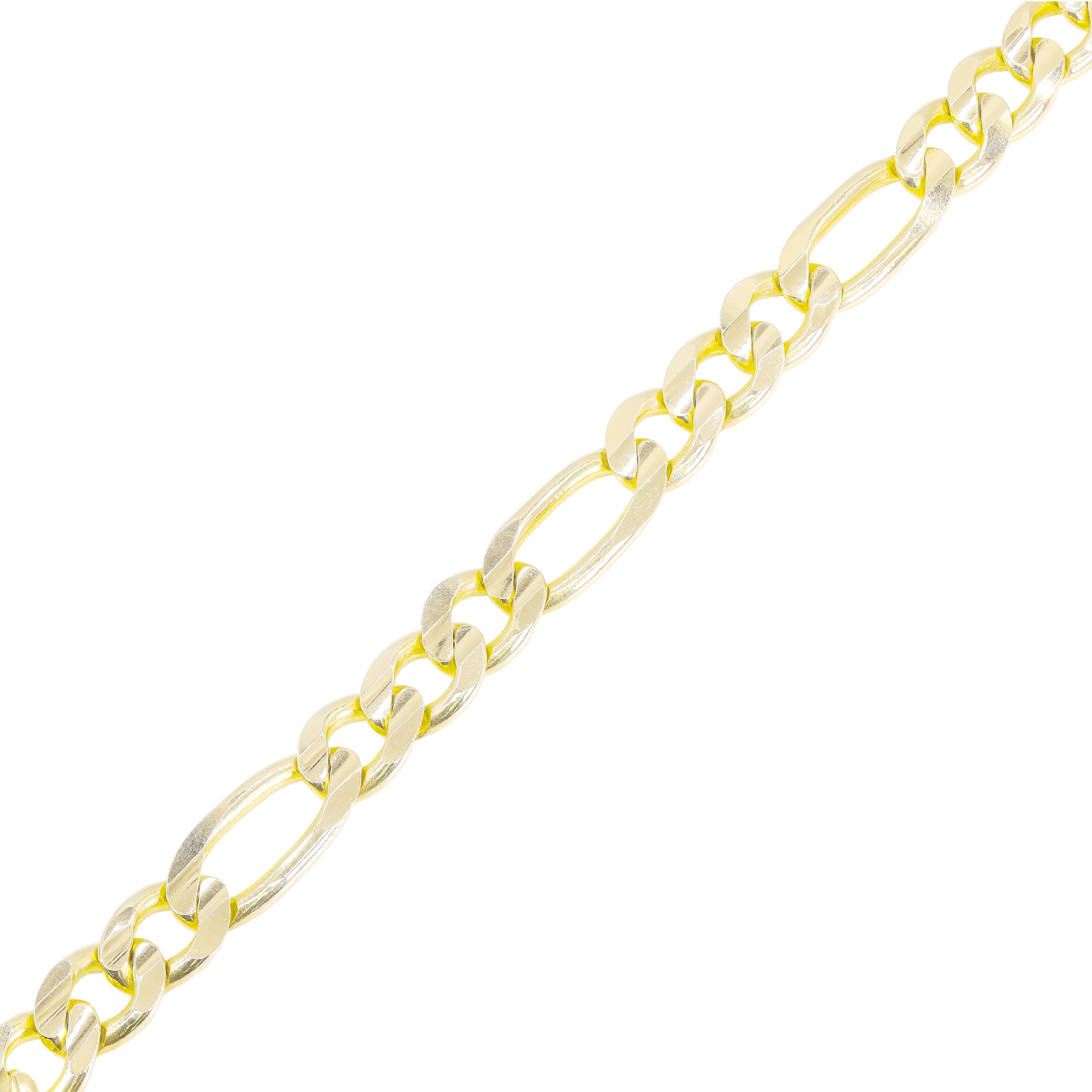 14KT Solid Yellow Gold Figaro Chain