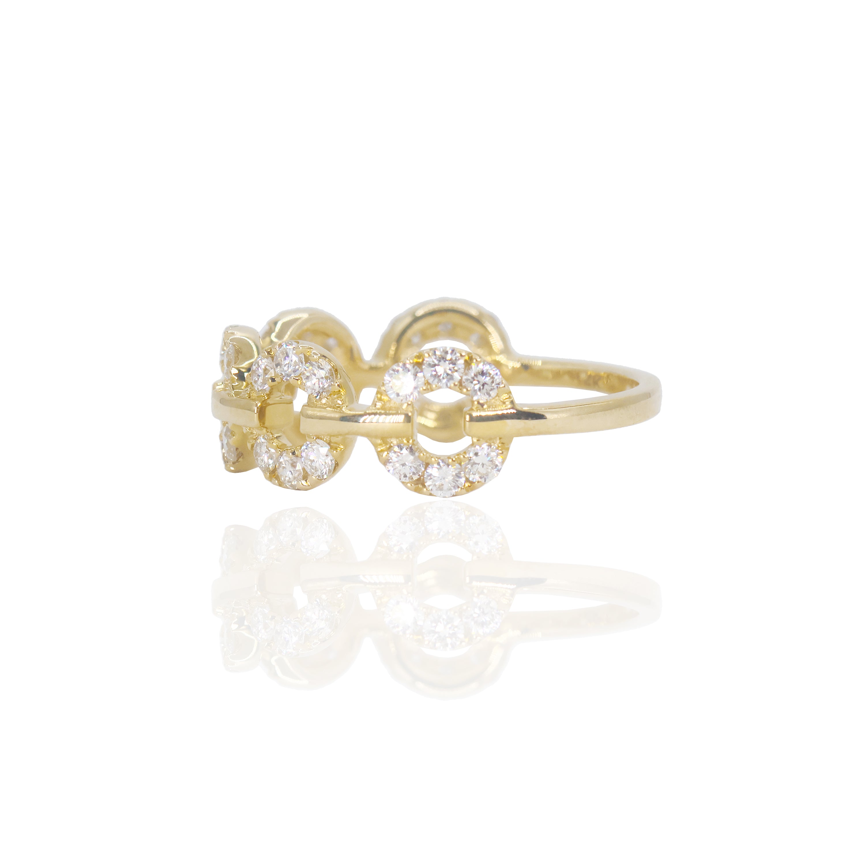 Halo Diamond Band