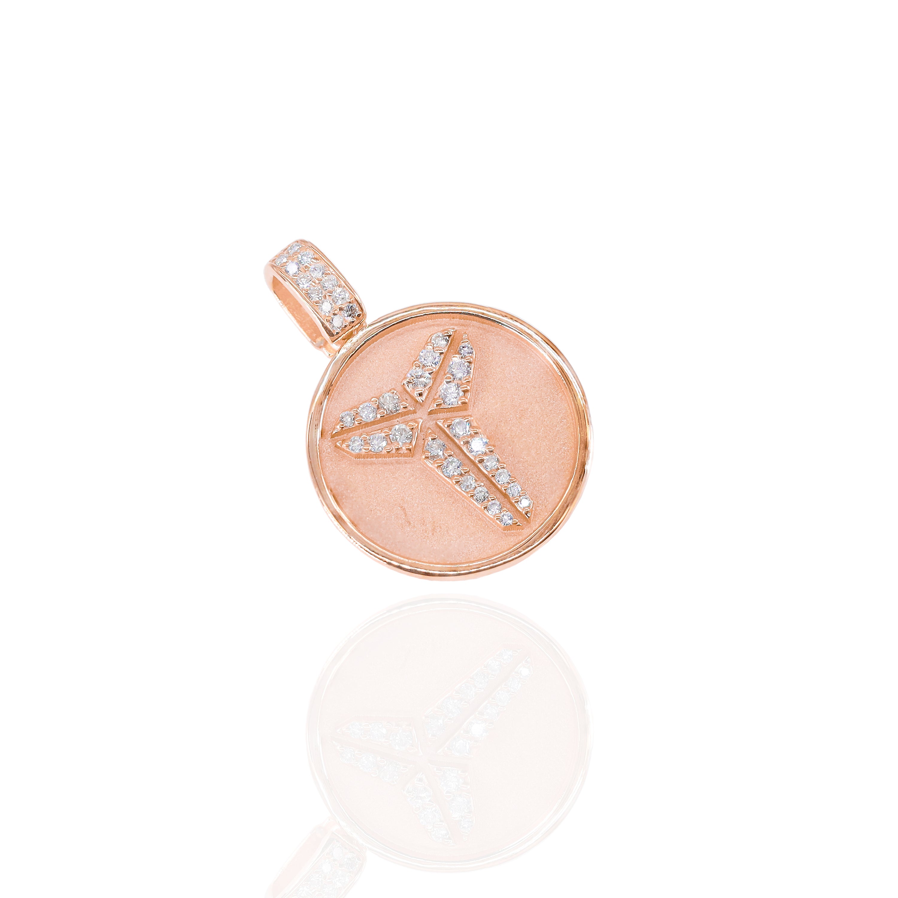 The Gold Mamba Diamond Pendant