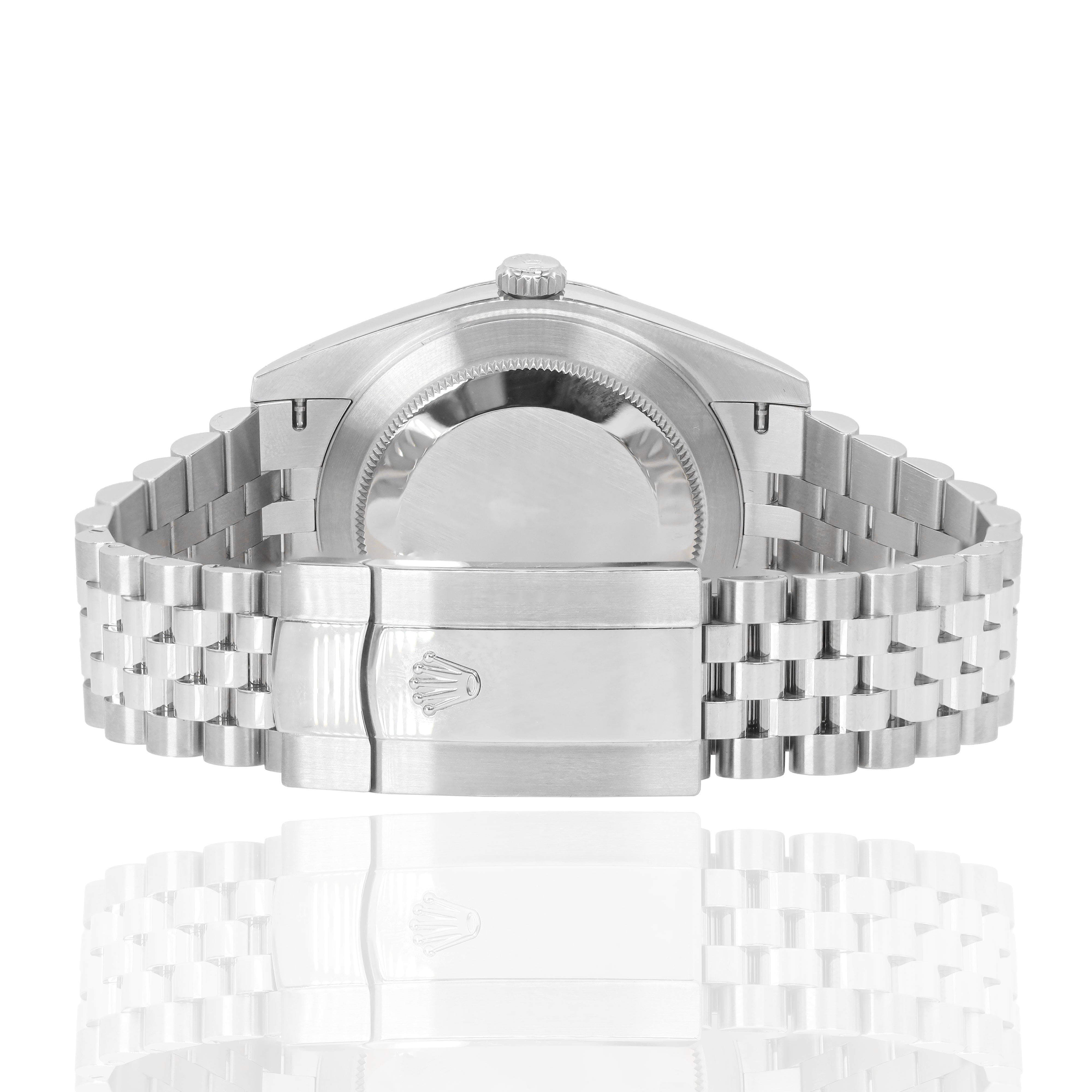 Rolex 126334 DateJust 41mm Slate Grey Dial Fluted Bezel